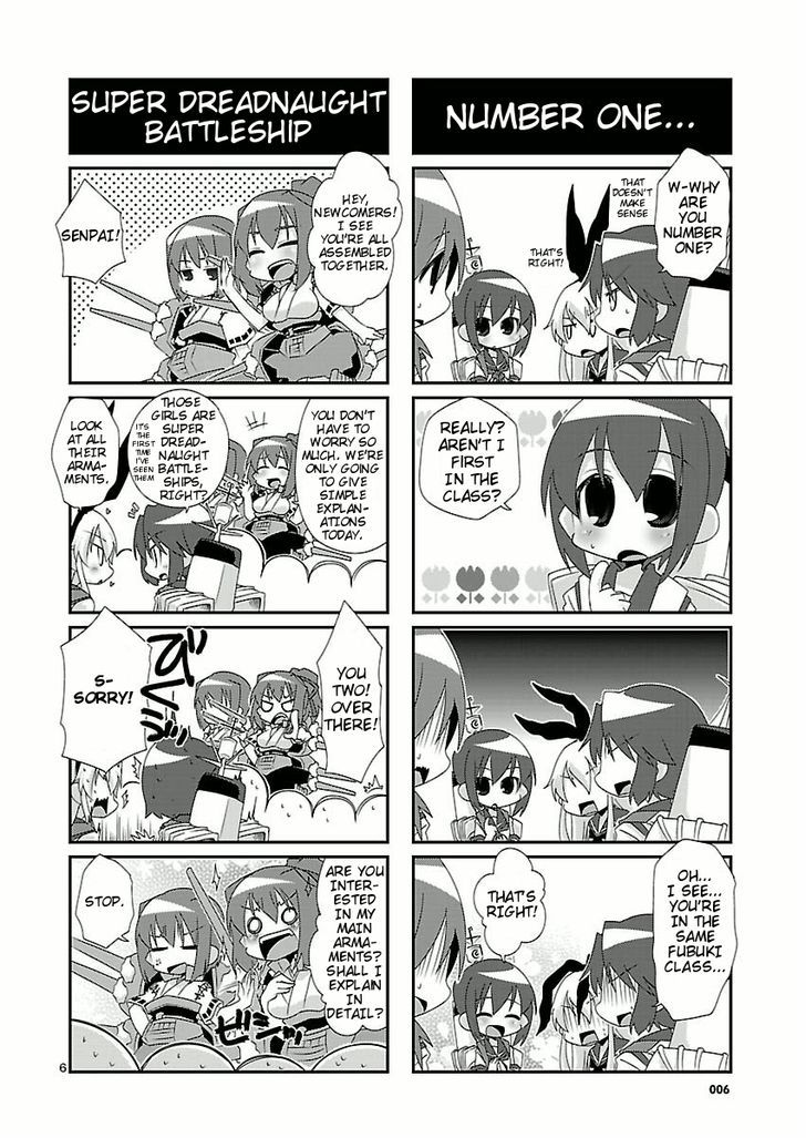 Kantai Collection - Kankore - 4-Koma Comic - Fubuki, Ganbarimasu! Chapter 1 #6