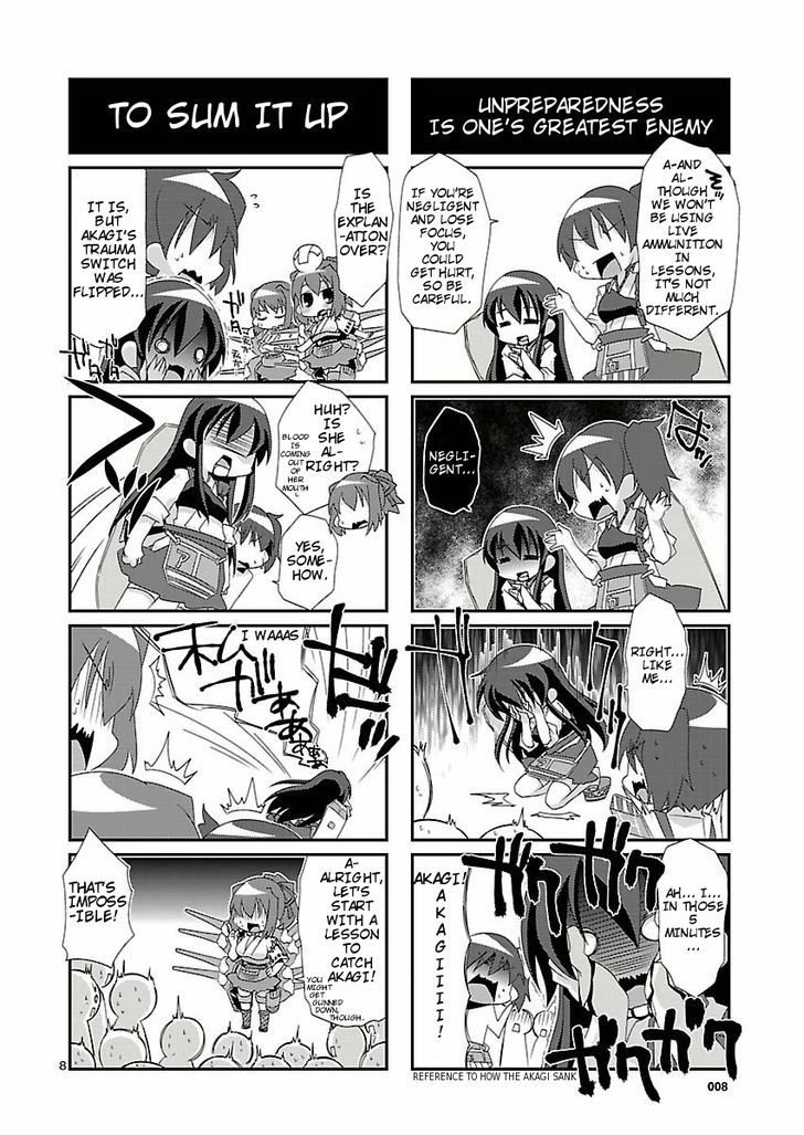 Kantai Collection - Kankore - 4-Koma Comic - Fubuki, Ganbarimasu! Chapter 1 #8