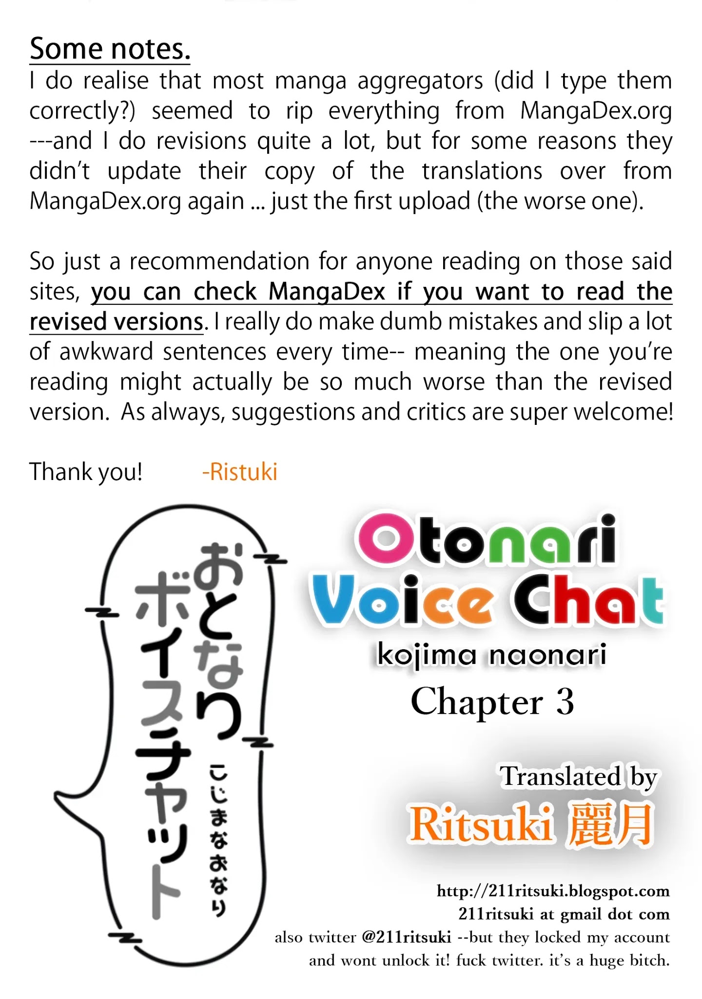 Otonari Voice Chat Chapter 3 #2