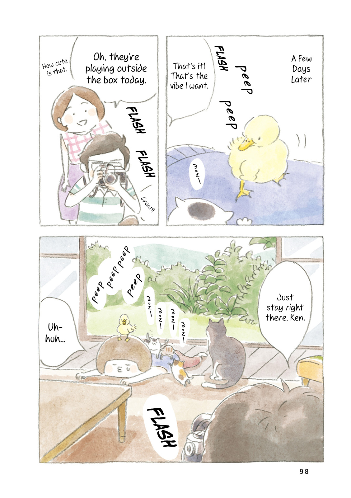 Little Ken And A Cat. Sometimes A Duck Chapter 11 #8