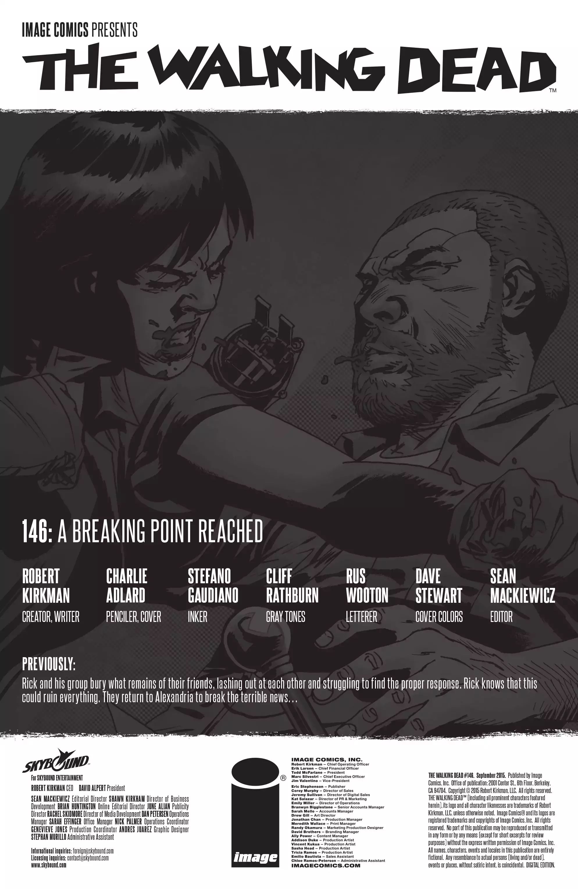 The Walking Dead Chapter 146 #2