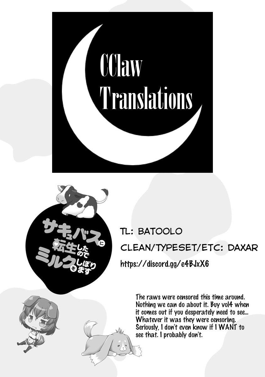 Succubus Ni Tensei Shita Node Milk Wo Shiborimasu Chapter 19 #32