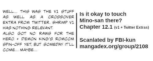 Is It Okay To Touch Mino-San There? Chapter 12.1 #18