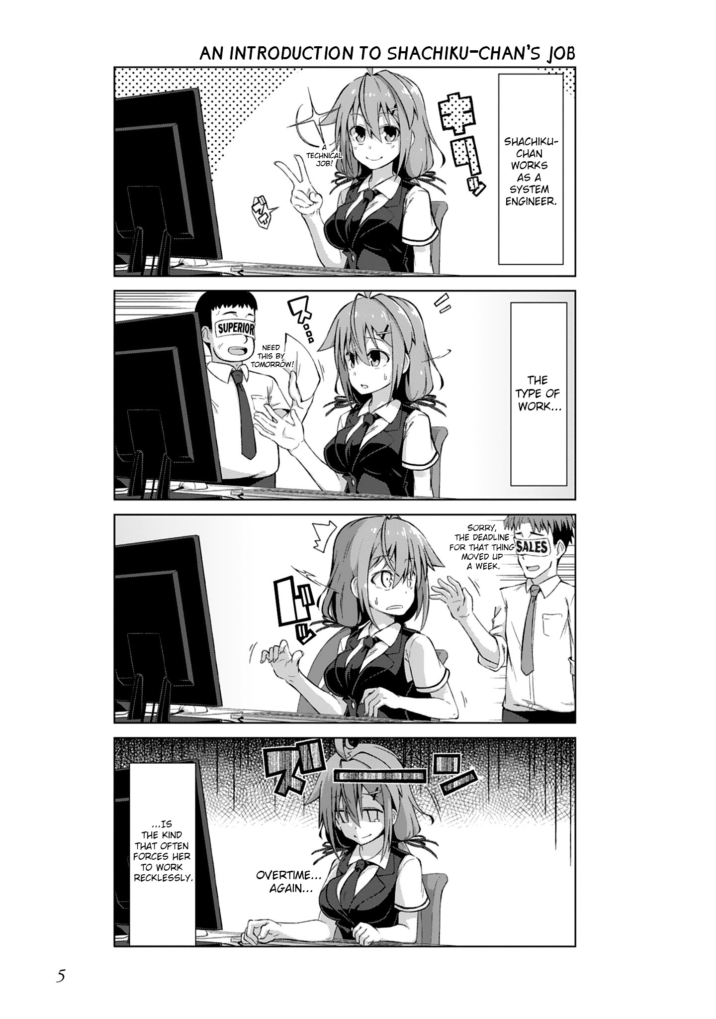 Iki No Kore! Shachiku-Chan Chapter 1 #7