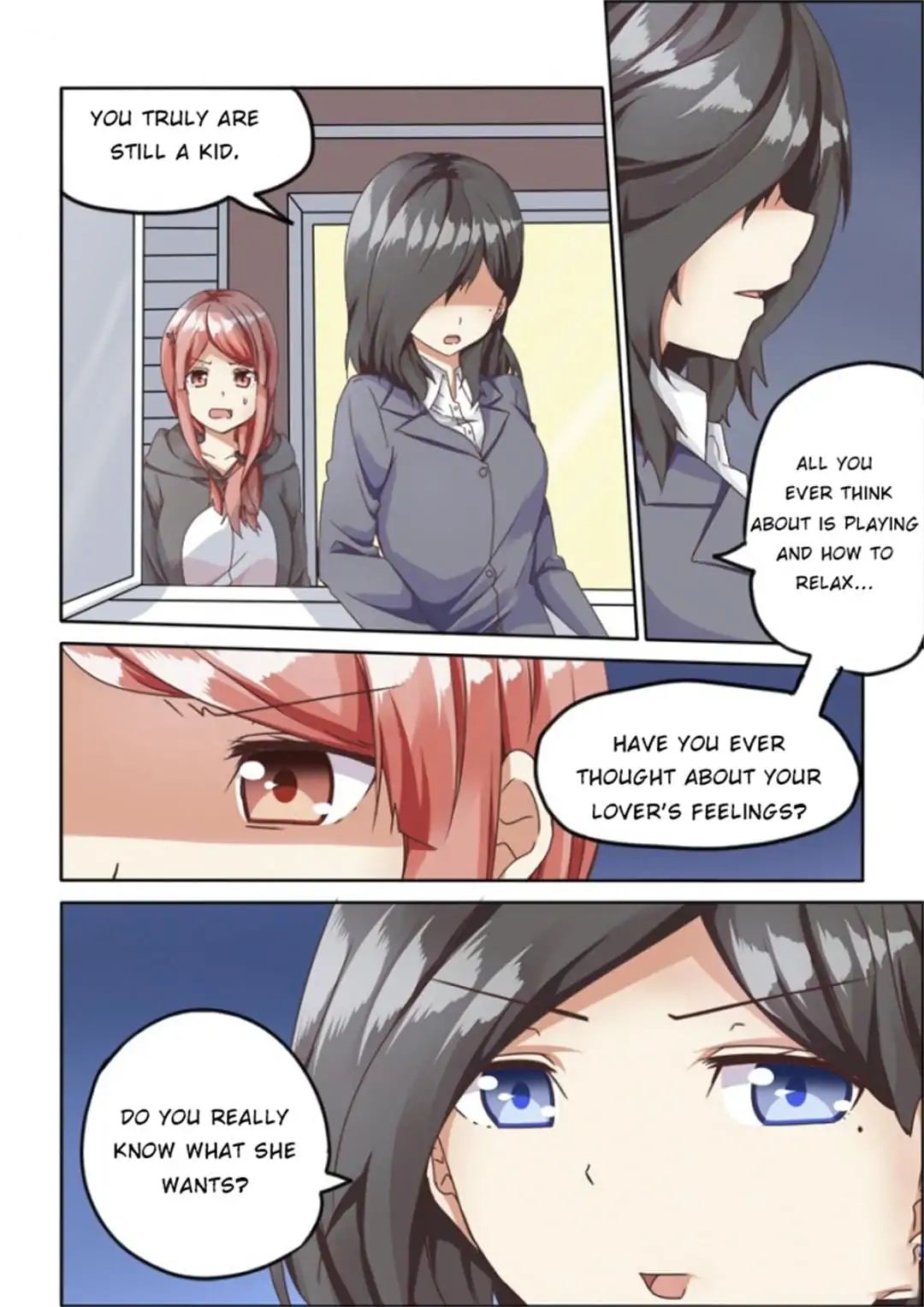 Why Did I, The Mc Of Gal Game Jump Into A World Of Yuri Comic? Chapter 55 #4