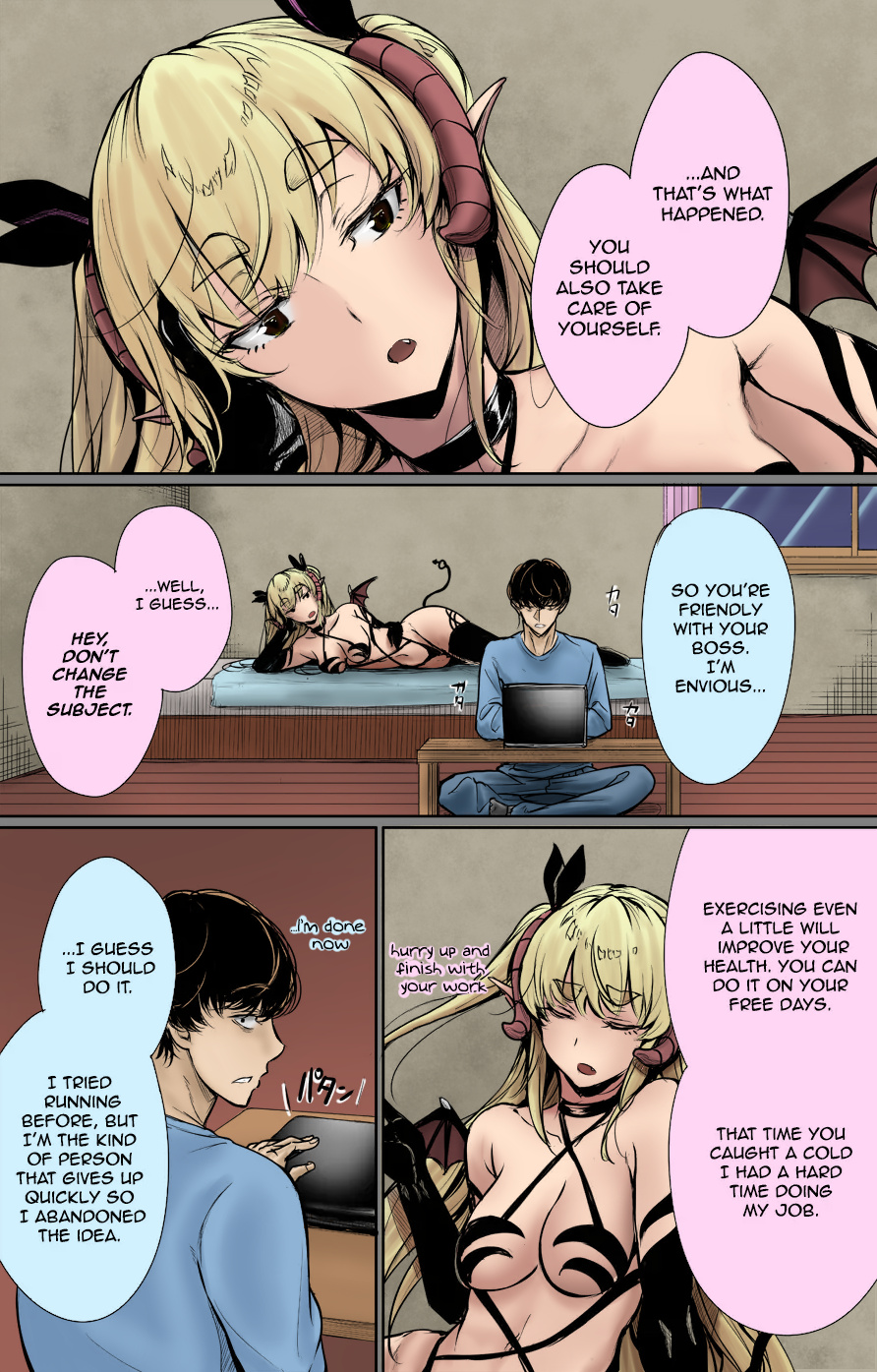 Shachiku Succubus No Hanashi (Fan Colored) Chapter 9 #3