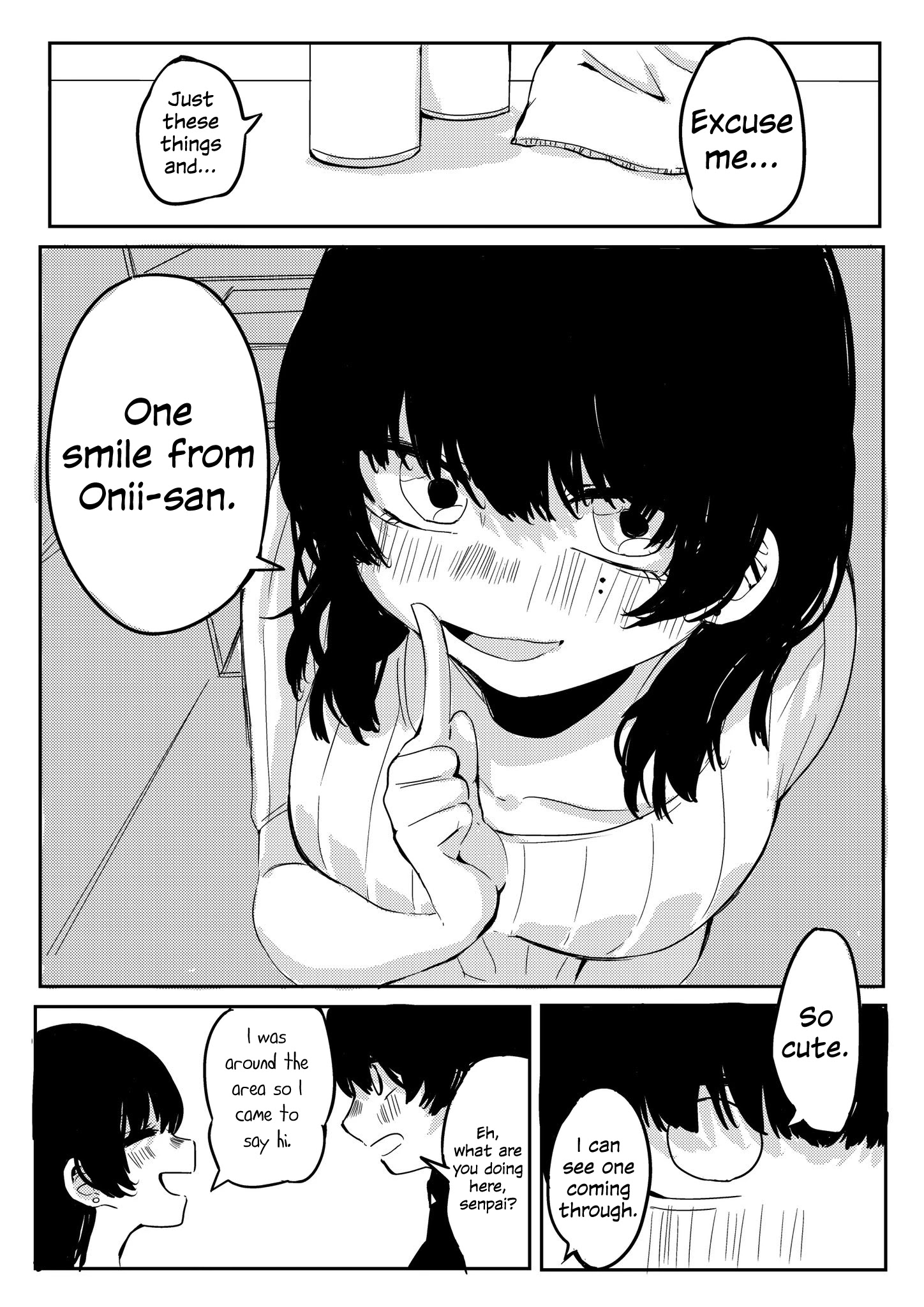 My Black Haired Senpai Wants To Mess With Me But... Chapter 1 #3
