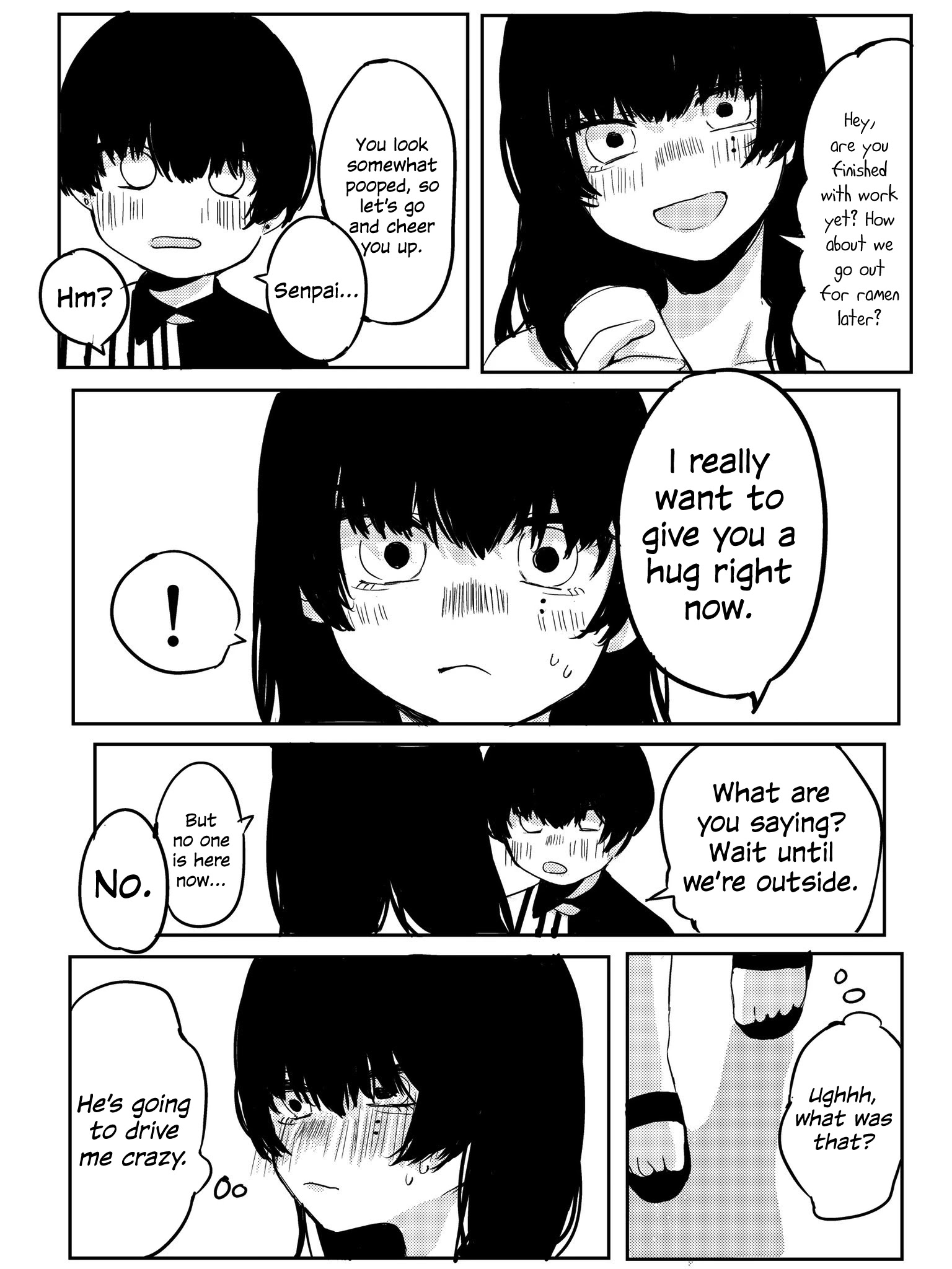 My Black Haired Senpai Wants To Mess With Me But... Chapter 1 #4