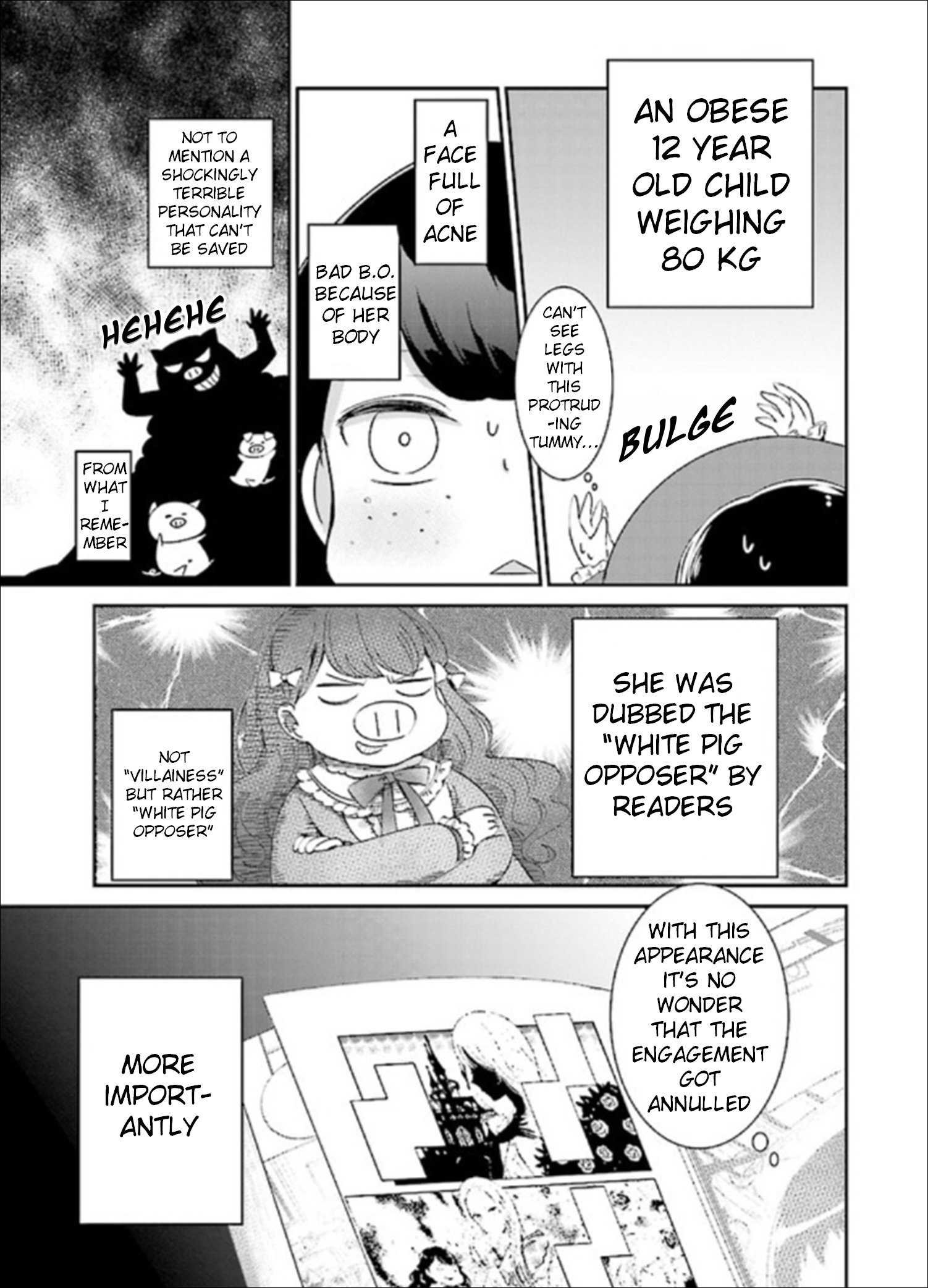 Tensei Saki Ga Shoujo Manga No Shiro Buta Reijou Datta Chapter 1 #5