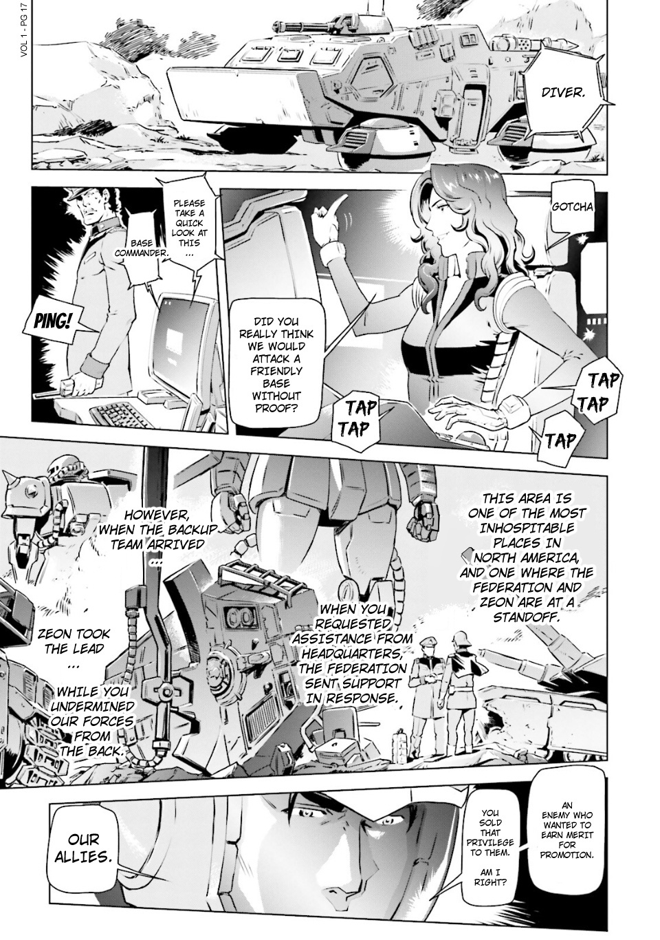 Mobile Suit Gundam Side Story - Missing Link Chapter 1 #8