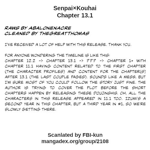 Senpai×Kouhai Chapter 13.1 #30