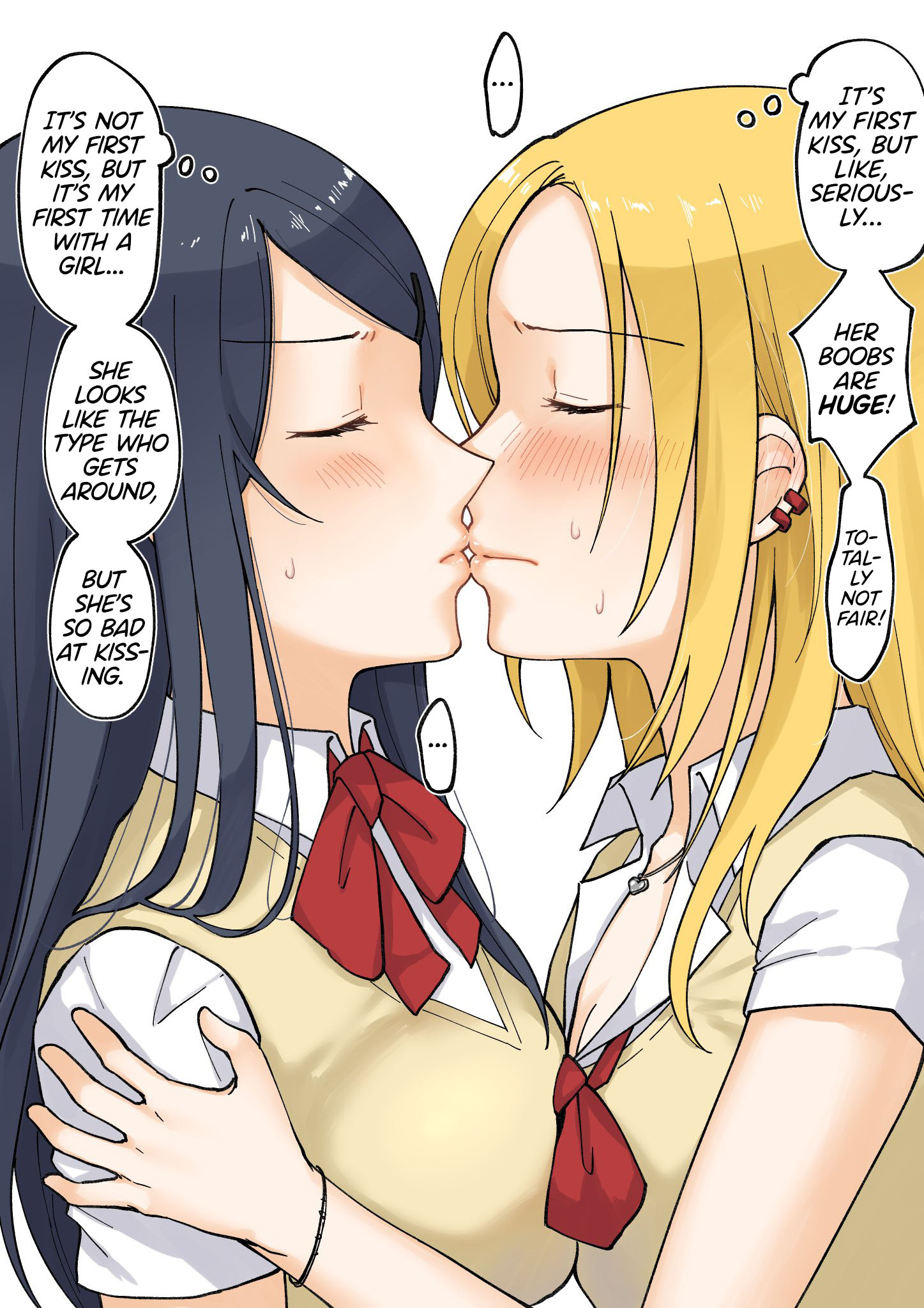 For Each Retweet, Two Straight Girls Who Don't Get Along Will Kiss For One Second Chapter 3 #1
