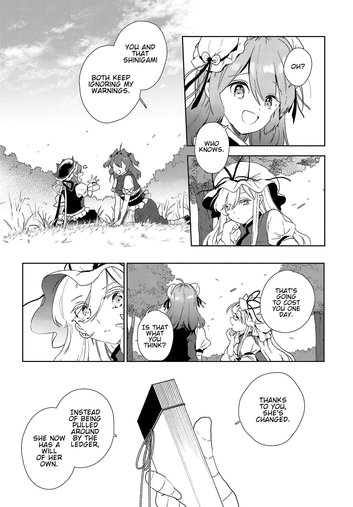 The Shinigami's Rowing Her Boat As Usual - Touhou Chapter 6 #21