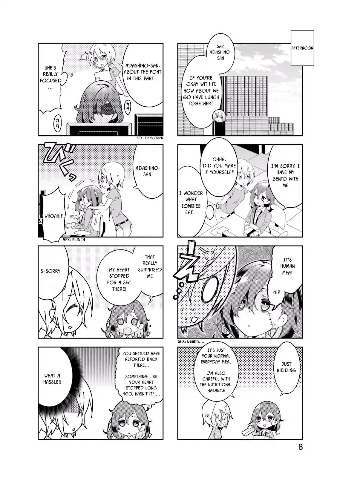 Adashino-San Wa Sude Ni Shinderu Chapter 1 #8