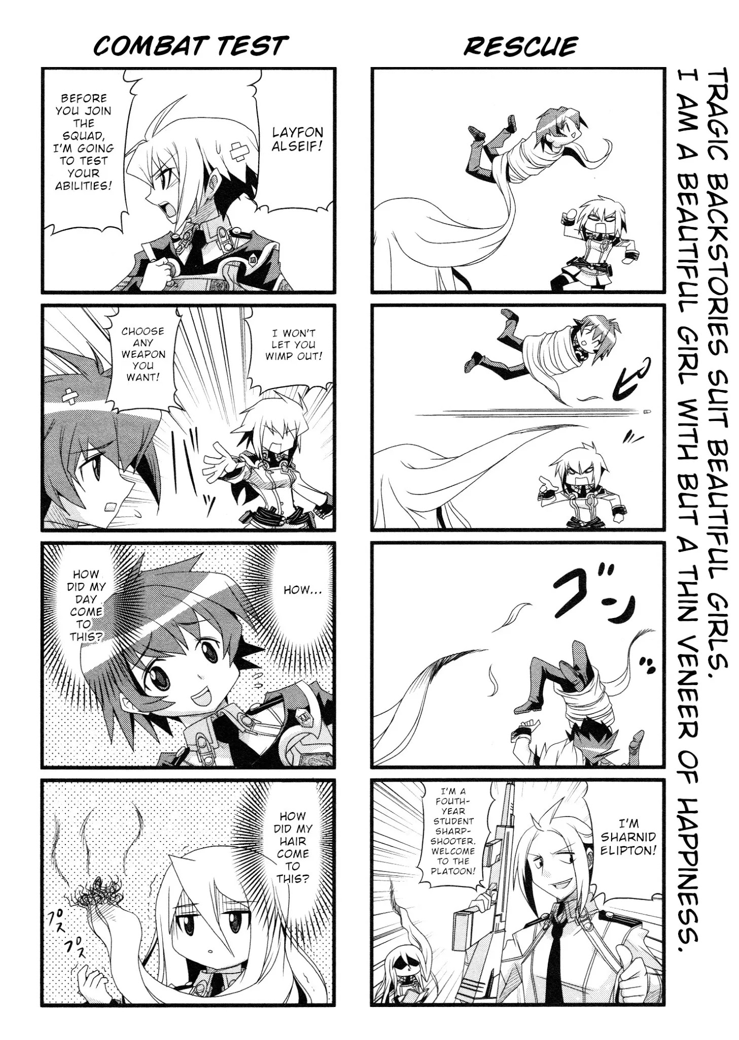 Chrome Shelled Regios Felli's Poem: A Four Frame Comic Strip Chapter 1 #4