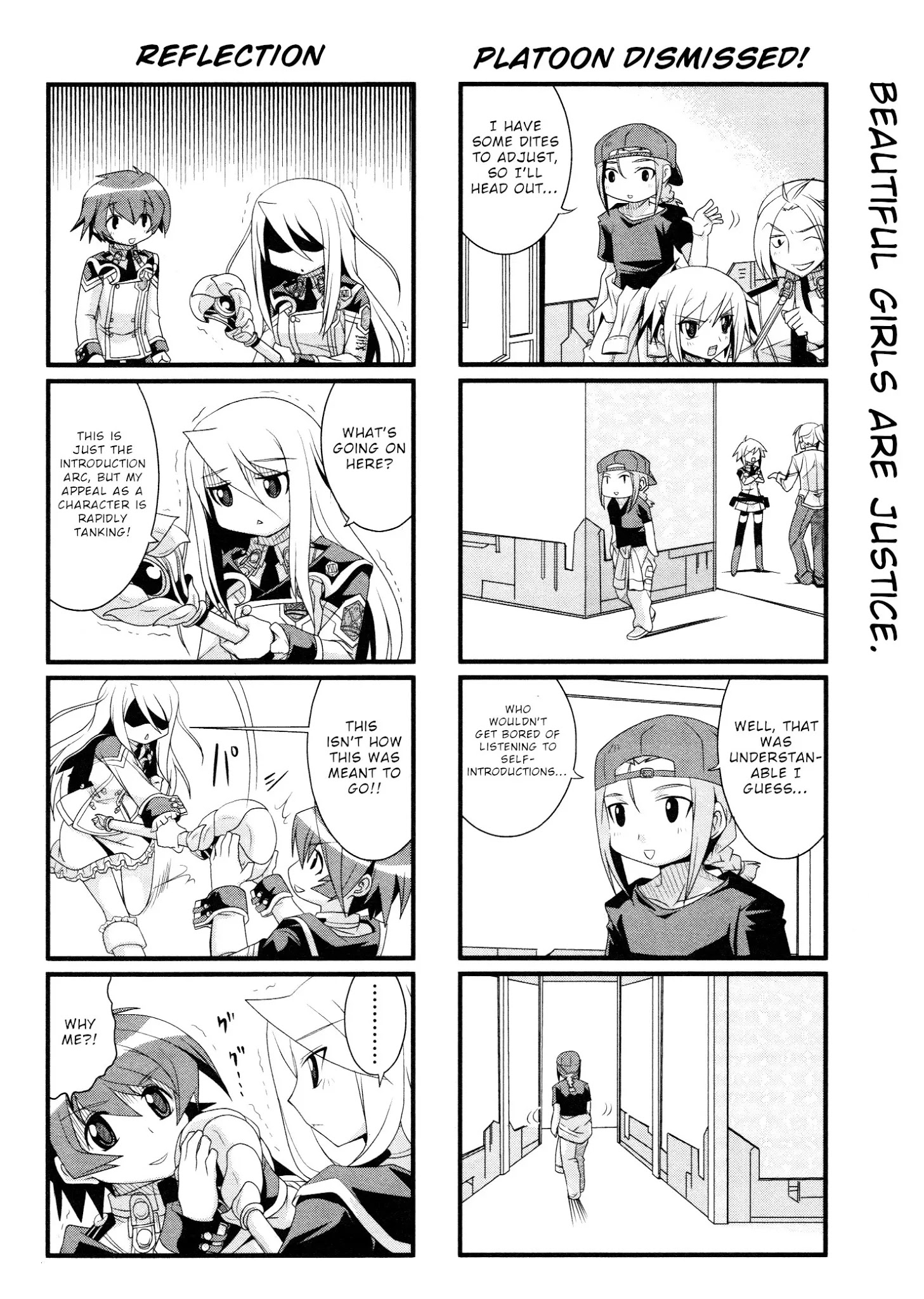 Chrome Shelled Regios Felli's Poem: A Four Frame Comic Strip Chapter 1 #8