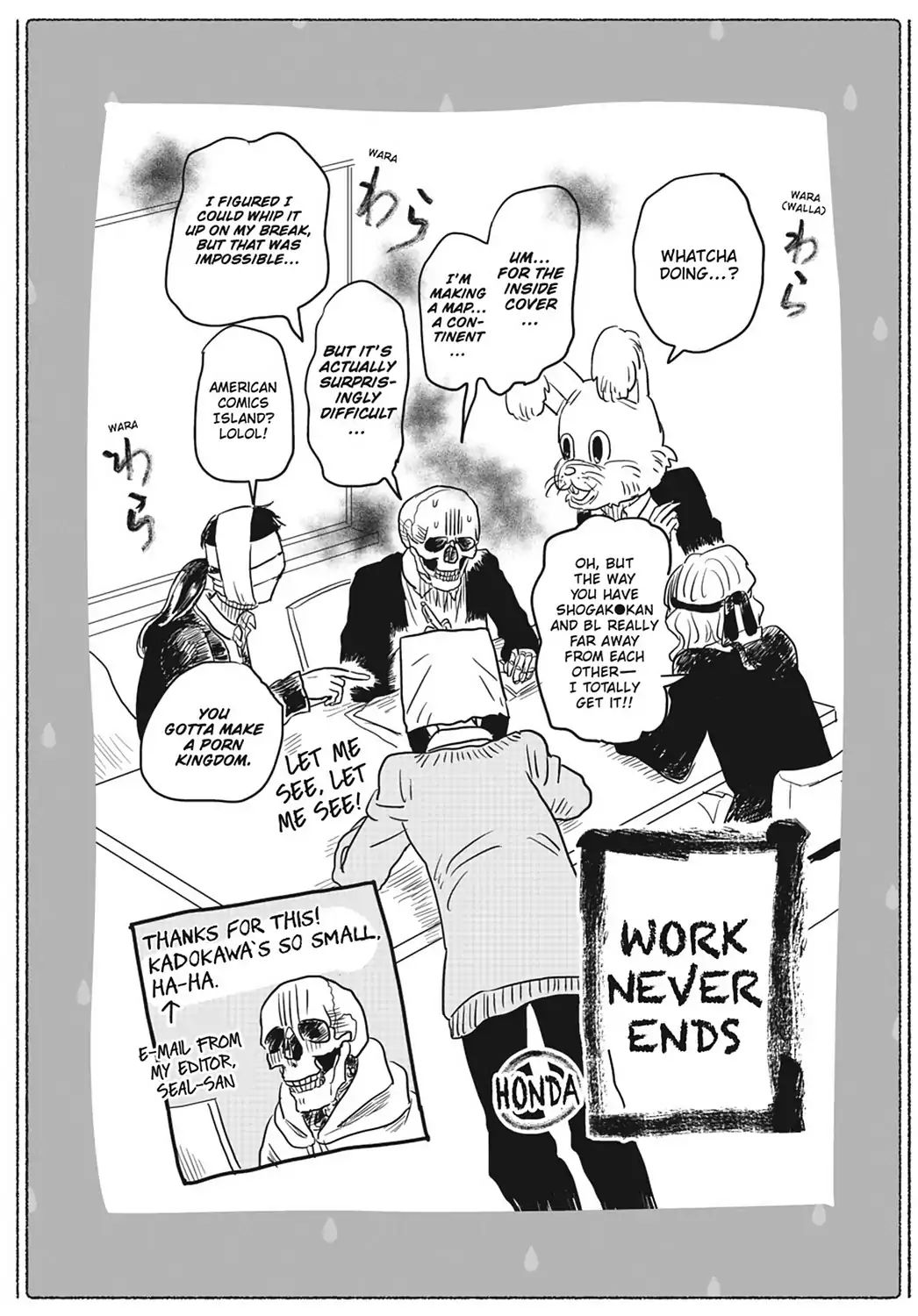 Skull-Face Bookseller Honda-San Chapter 14.2 #21