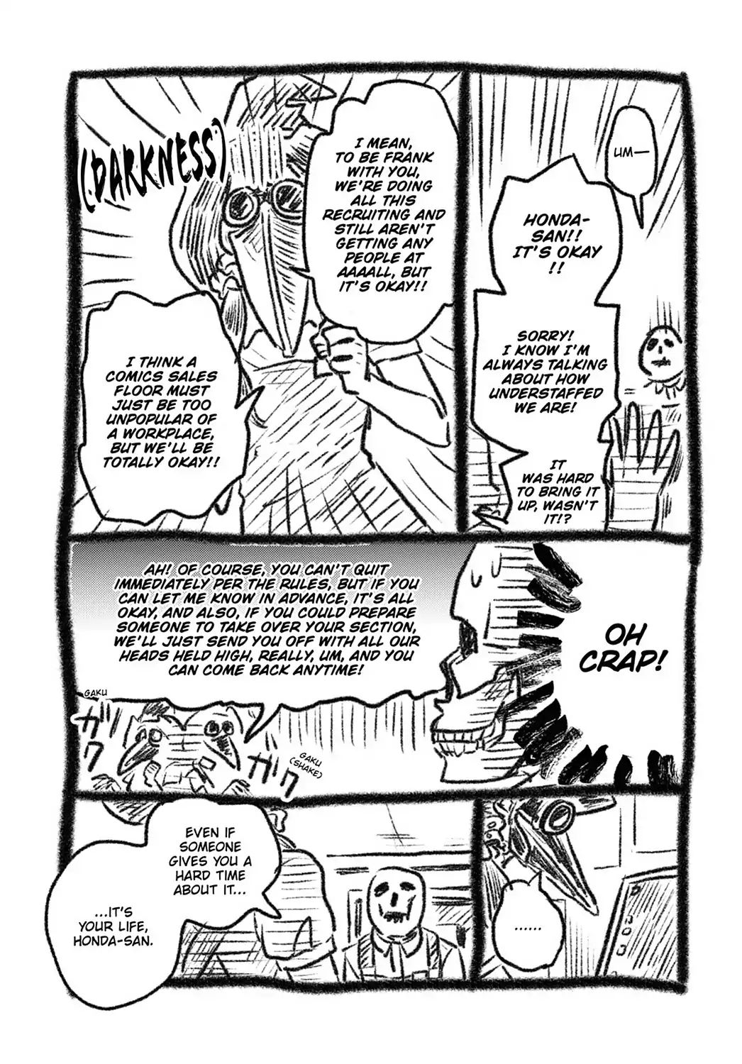 Skull-Face Bookseller Honda-San Chapter 14.1 #2