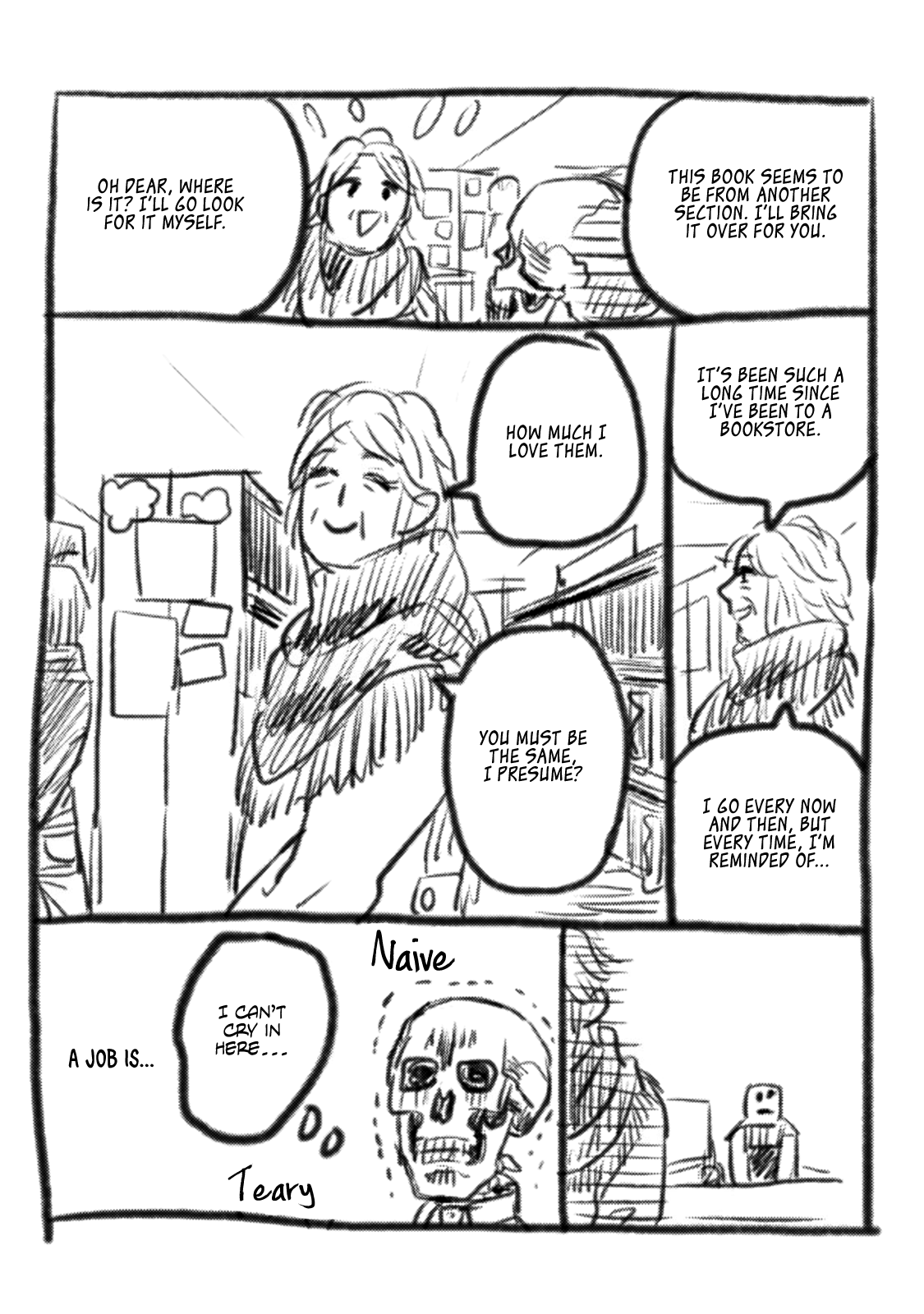 Skull-Face Bookseller Honda-San Chapter 7.5 #4