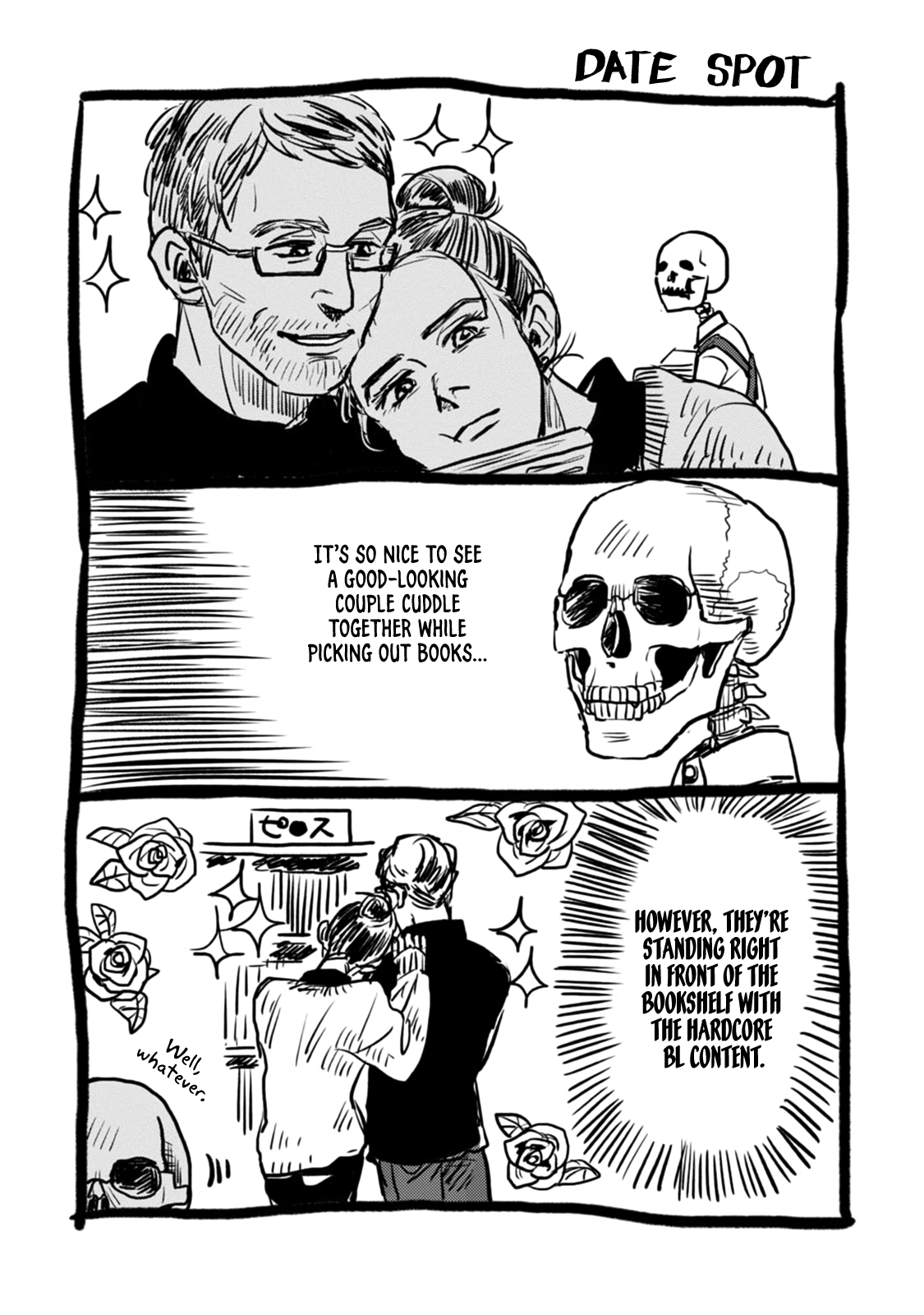 Skull-Face Bookseller Honda-San Chapter 7.5 #9