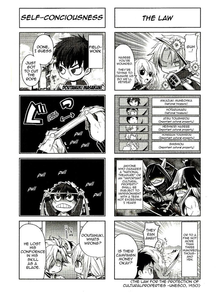 Touken Ranbu 4-Koma Anthology Chapter 1 #3