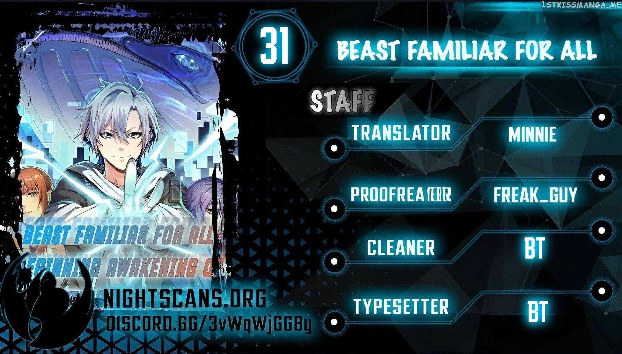 Beast Familiar For All: Beginning Awakening Of Mythical Talents Chapter 31 #1