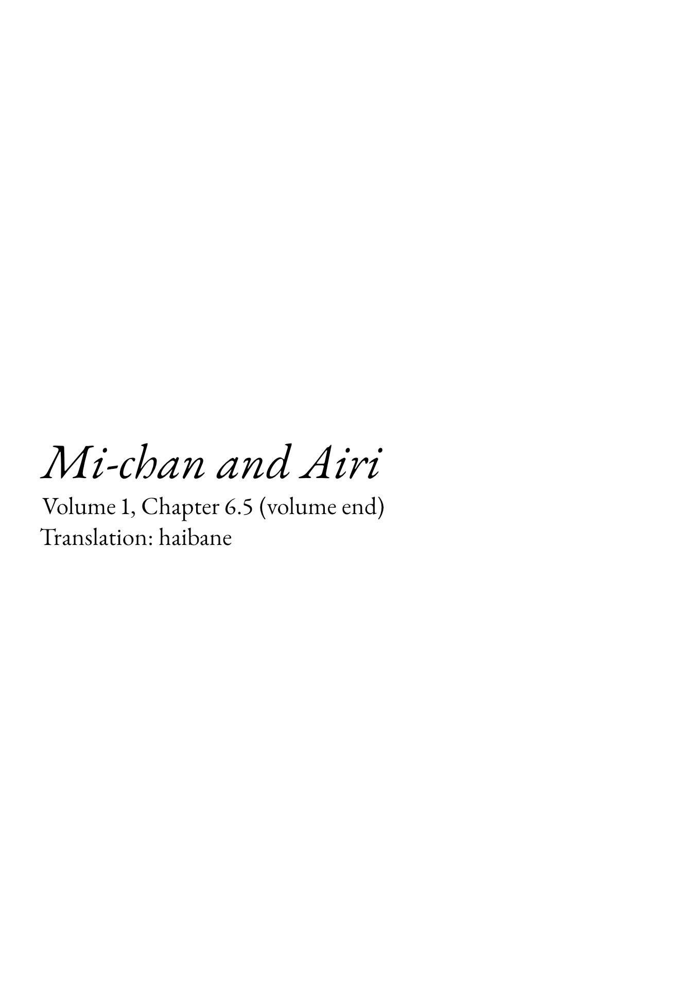 Mi-Chan To Airi Chapter 6.5 #9