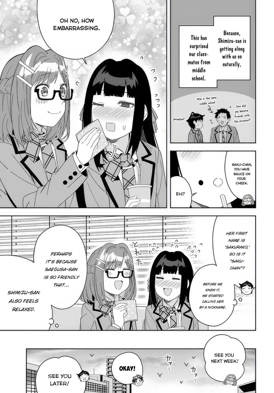 Classmate No Moto Idol Ga, Tonikaku Kyodou Fushin Nan Desu Chapter 8 #22