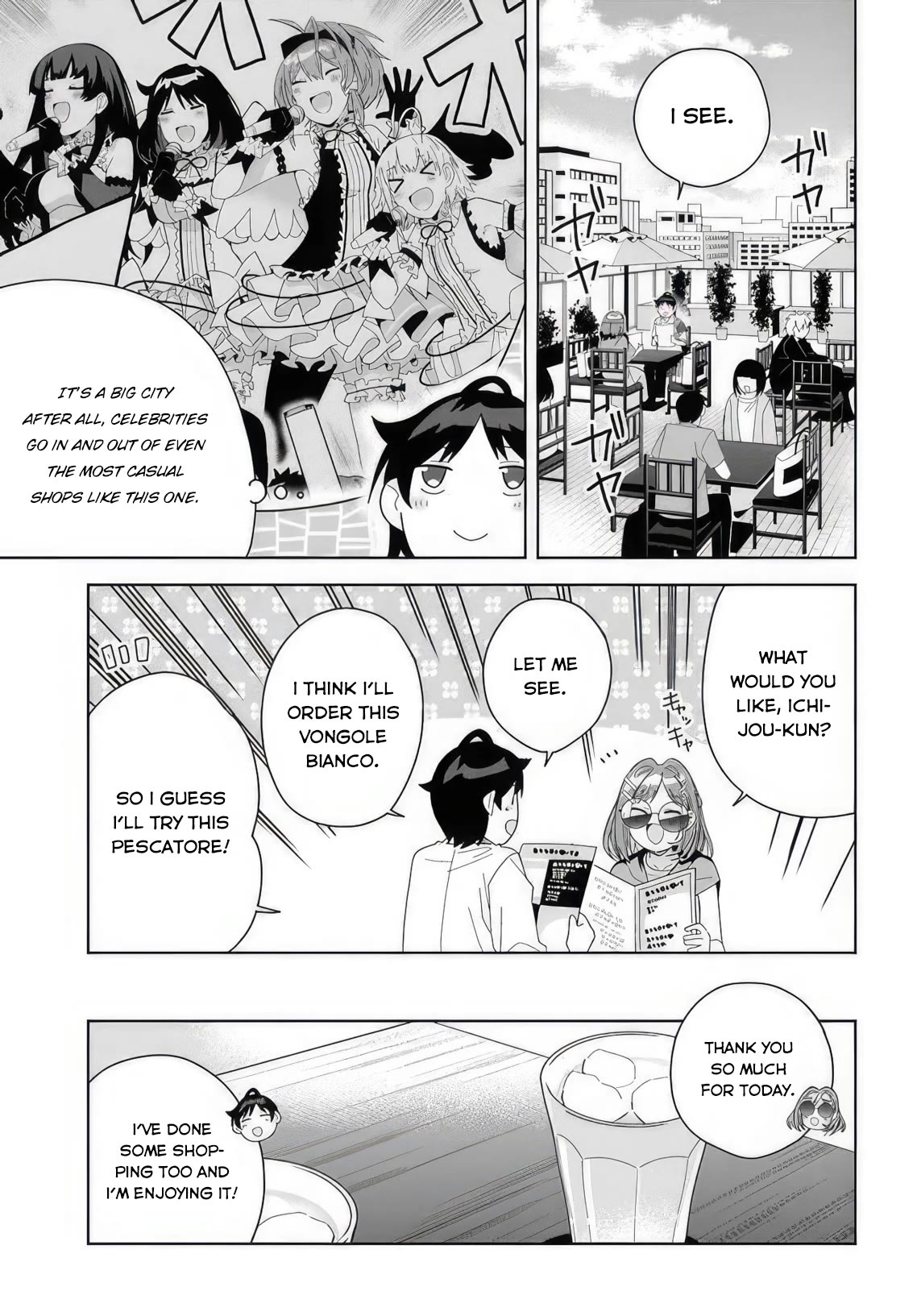 Classmate No Moto Idol Ga, Tonikaku Kyodou Fushin Nan Desu Chapter 6 #21