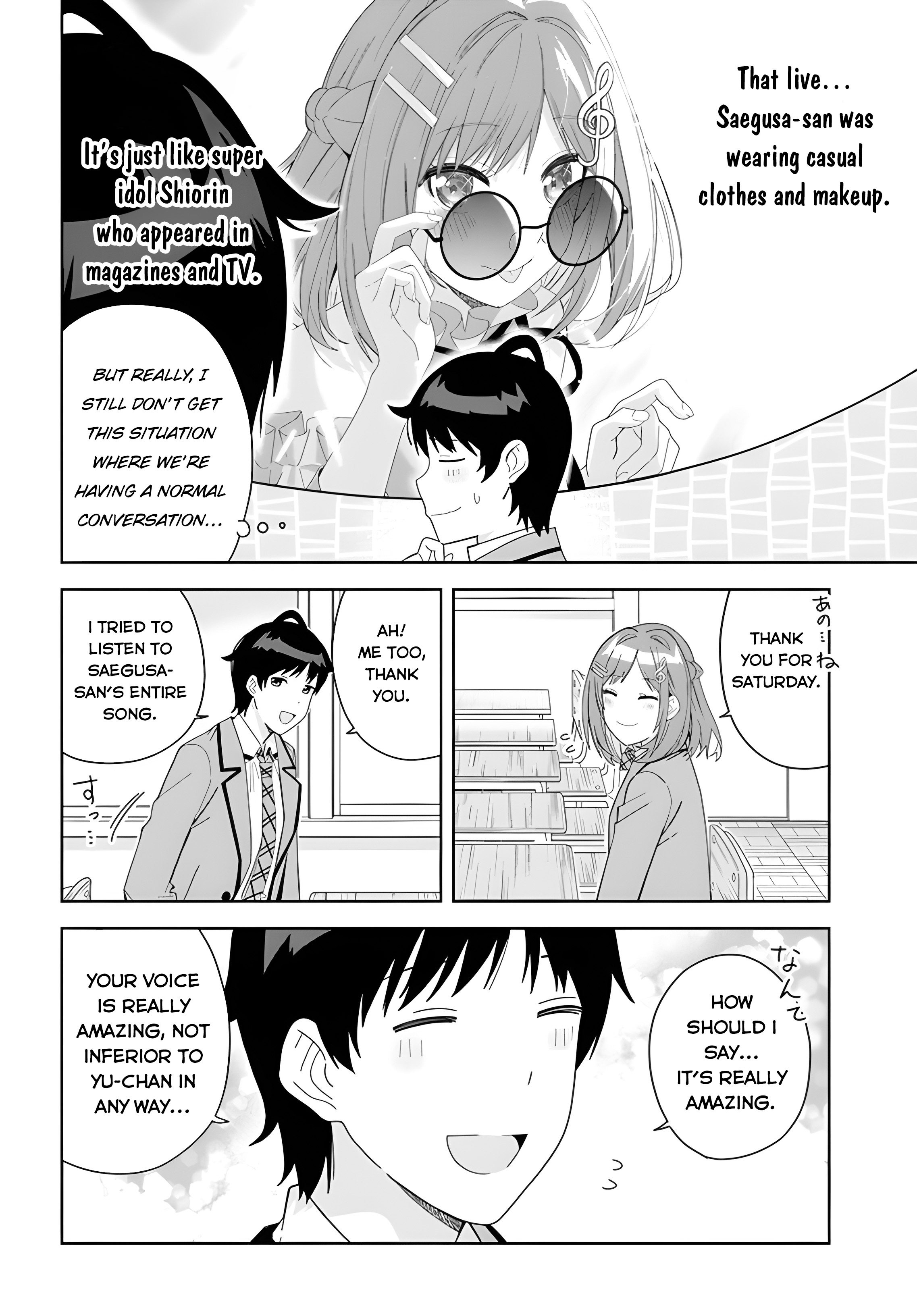 Classmate No Moto Idol Ga, Tonikaku Kyodou Fushin Nan Desu Chapter 3 #4