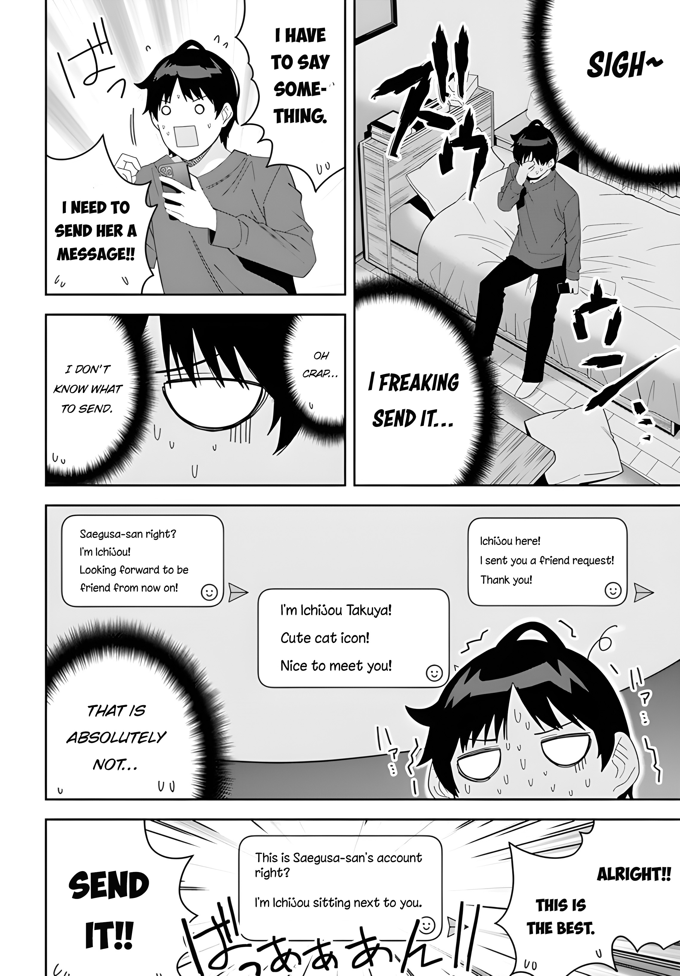 Classmate No Moto Idol Ga, Tonikaku Kyodou Fushin Nan Desu Chapter 3 #14