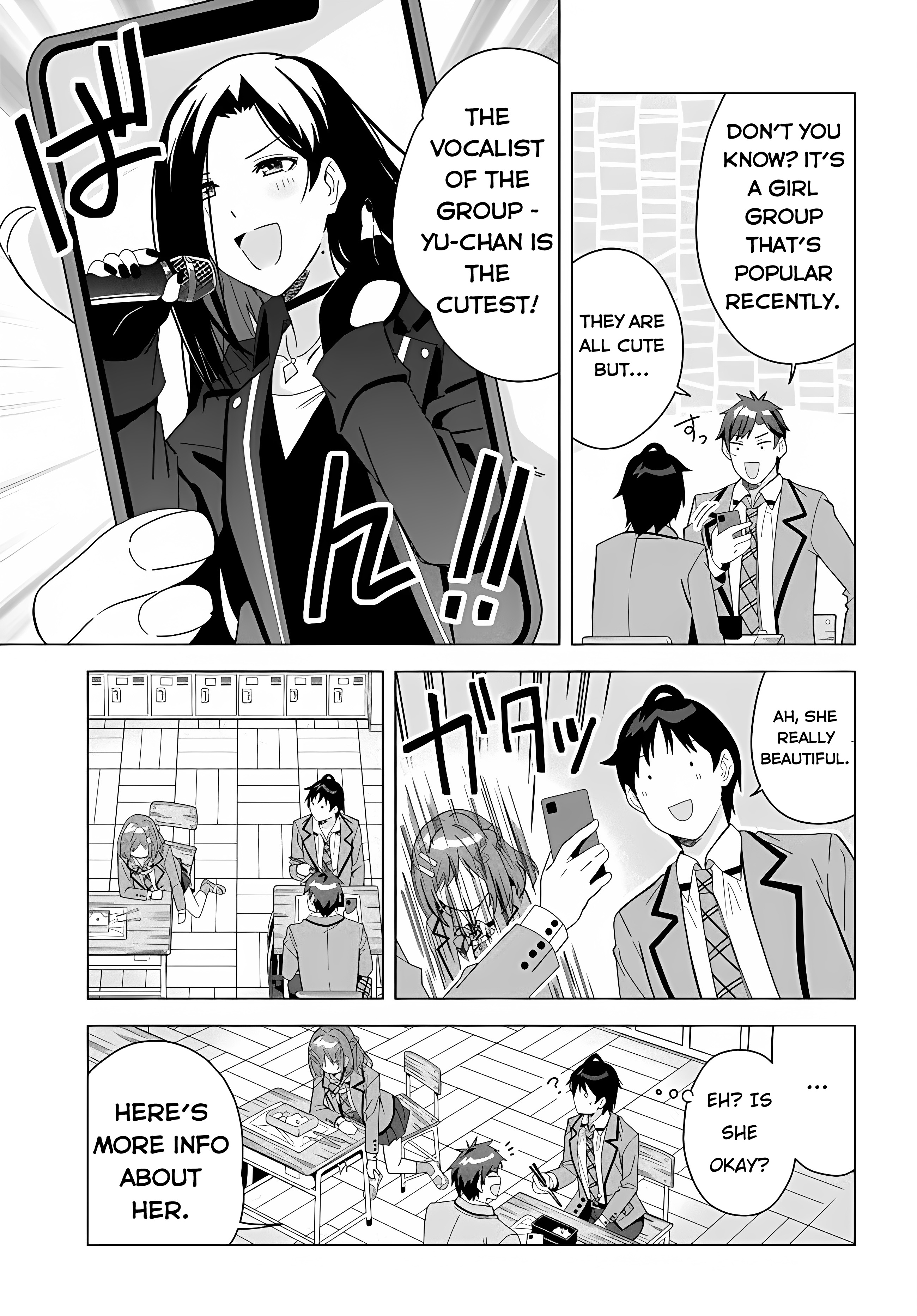 Classmate No Moto Idol Ga, Tonikaku Kyodou Fushin Nan Desu Chapter 1 #20