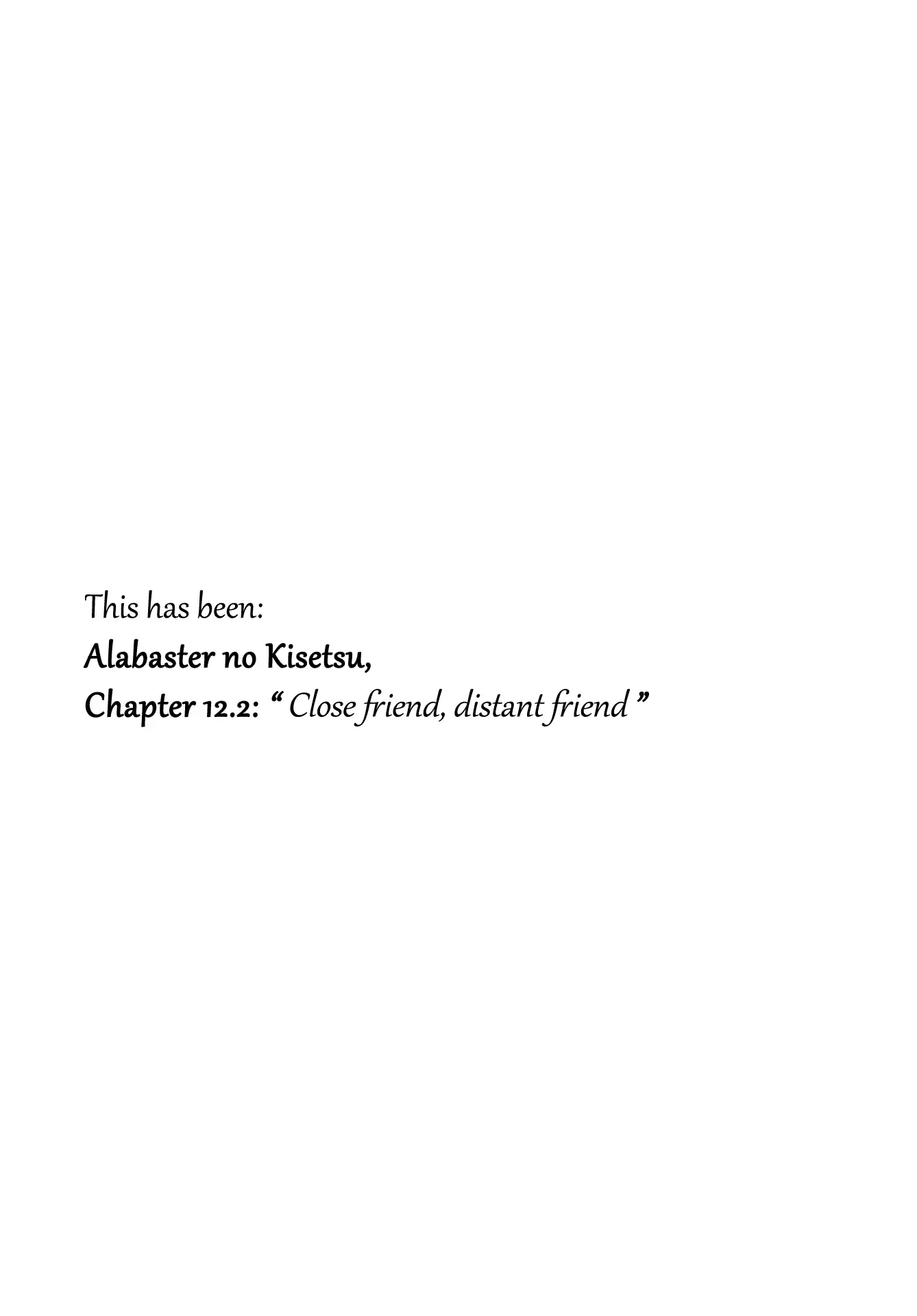 Season Of Alabaster Chapter 12.2 #14
