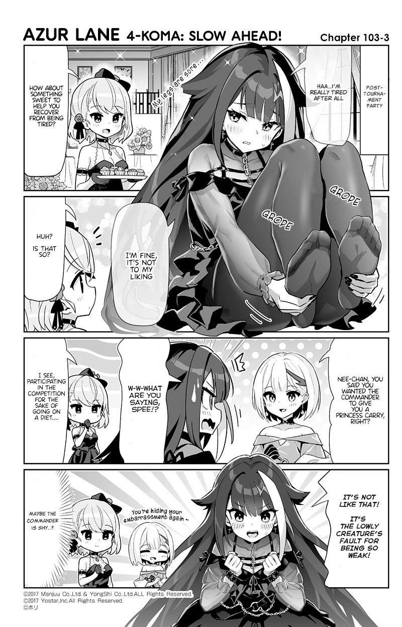 Azur Lane 4-Koma: Slow Ahead Chapter 103 #3