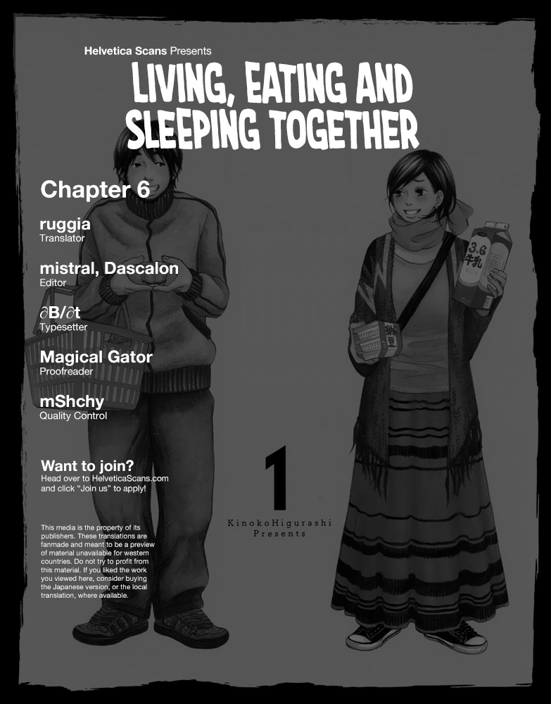 Living, Eating And Sleeping Together Chapter 6 #1