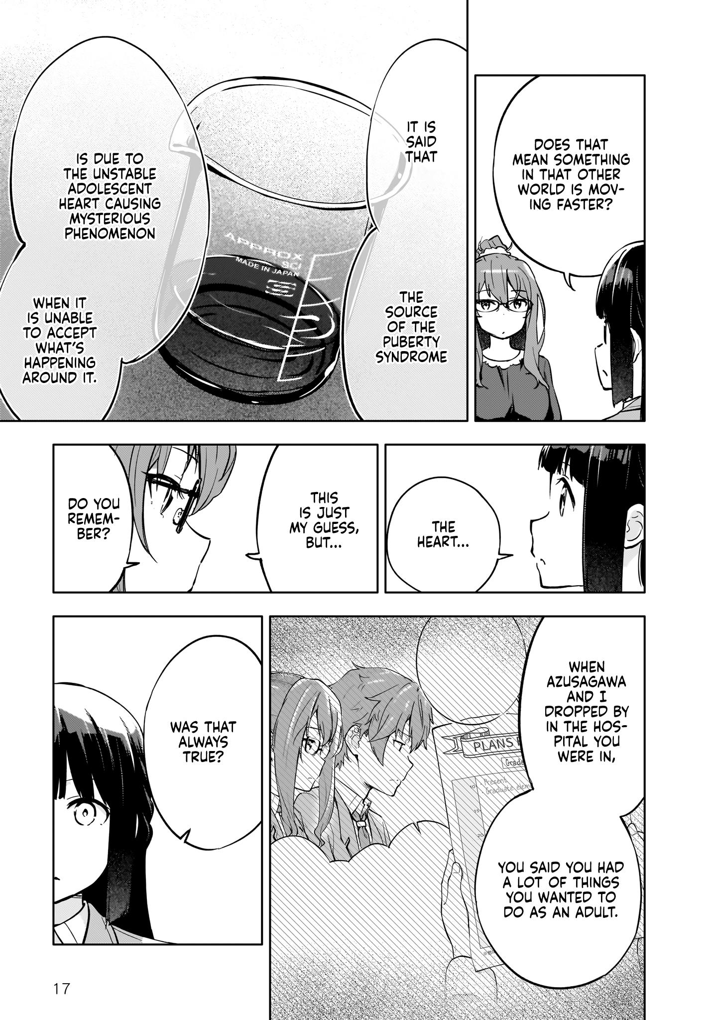 Seishun Buta Yarou Wa Yumemiru Shoujo No Yume Wo Minai Chapter 5 #17