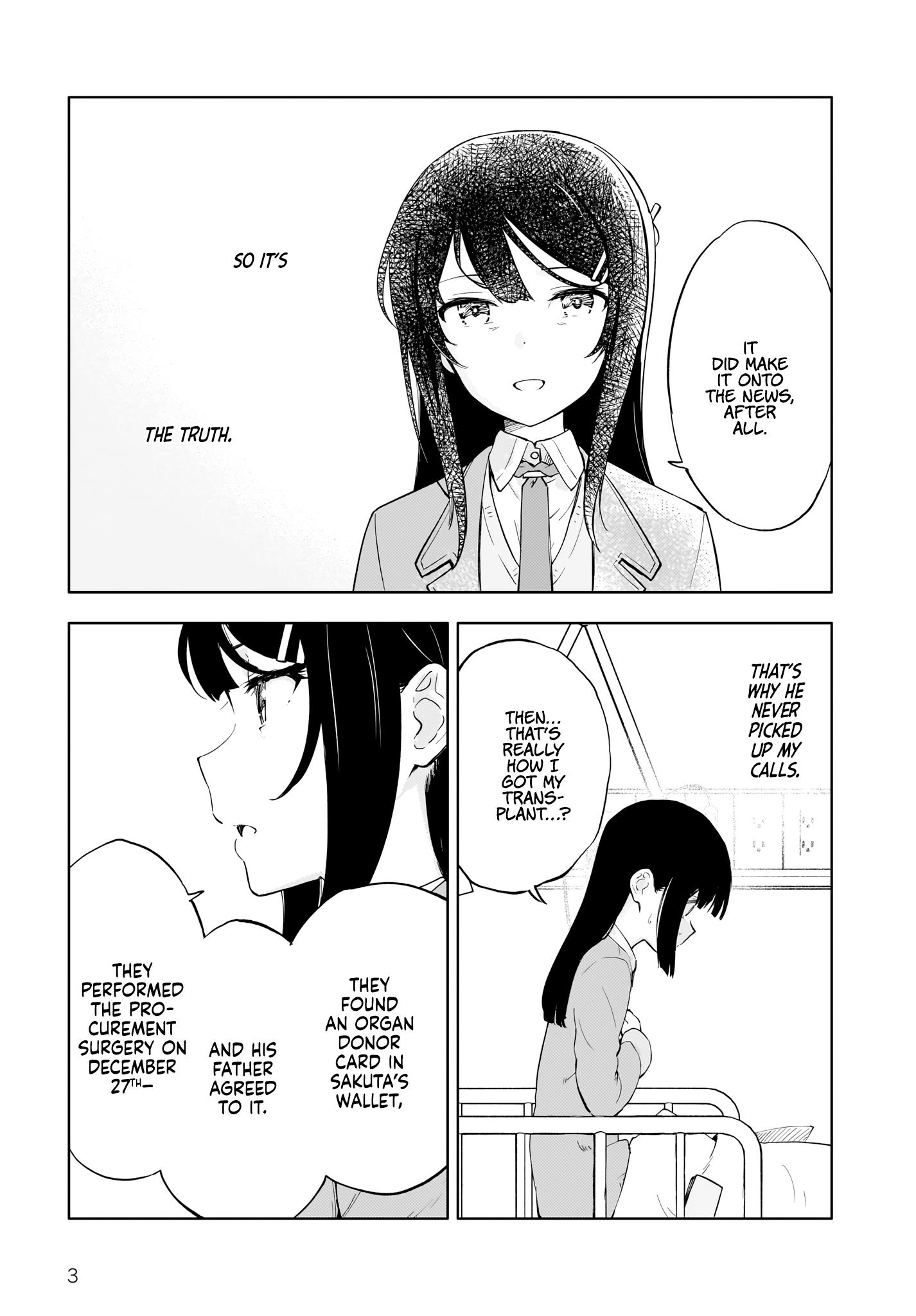 Seishun Buta Yarou Wa Yumemiru Shoujo No Yume Wo Minai Chapter 3 #3