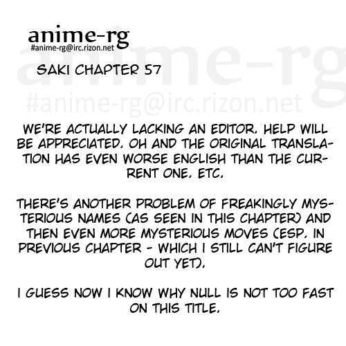 Saki Chapter 57 #20