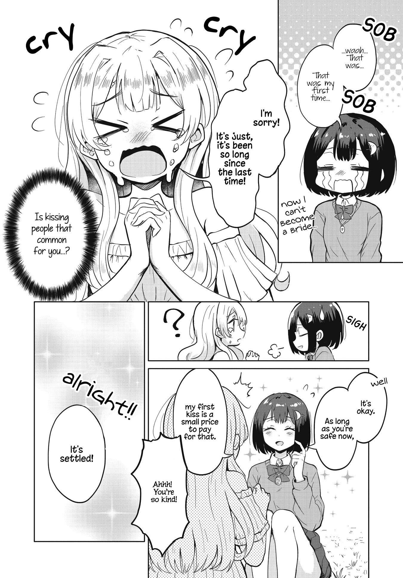 Ironna Onnanoko To Kisu Wo Shiteitara, Yuri Kisu Ni Mezamete Shimaimashita… Chapter 1 #17