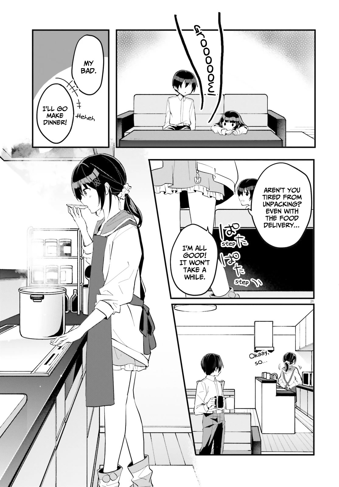 The Plain-Looking Girl, Who Became My Fiancée, Is Only Cute At Home Chapter 4 #22