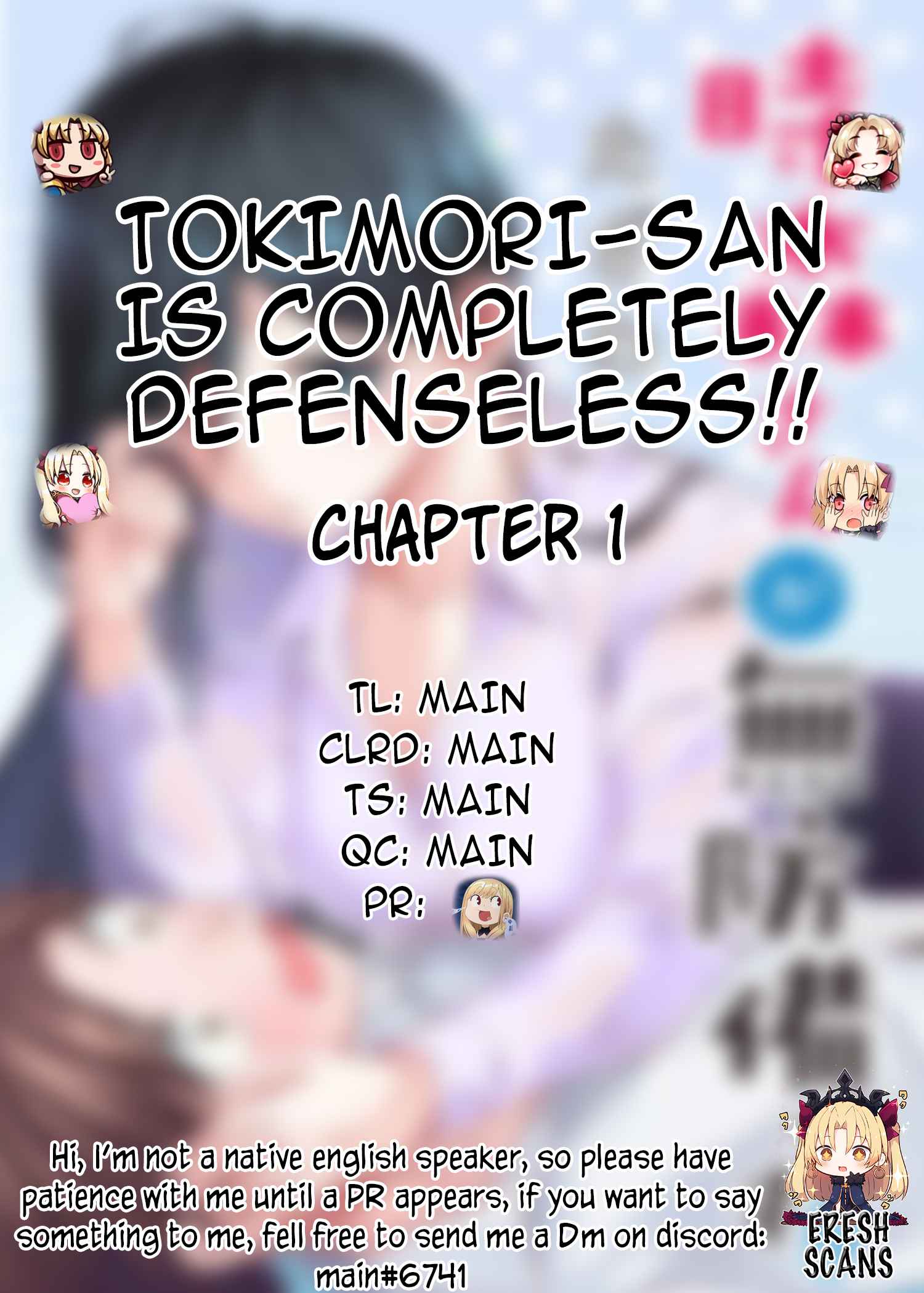 Tokimori-San Ga Muboubi Desu!! Chapter 1 #1