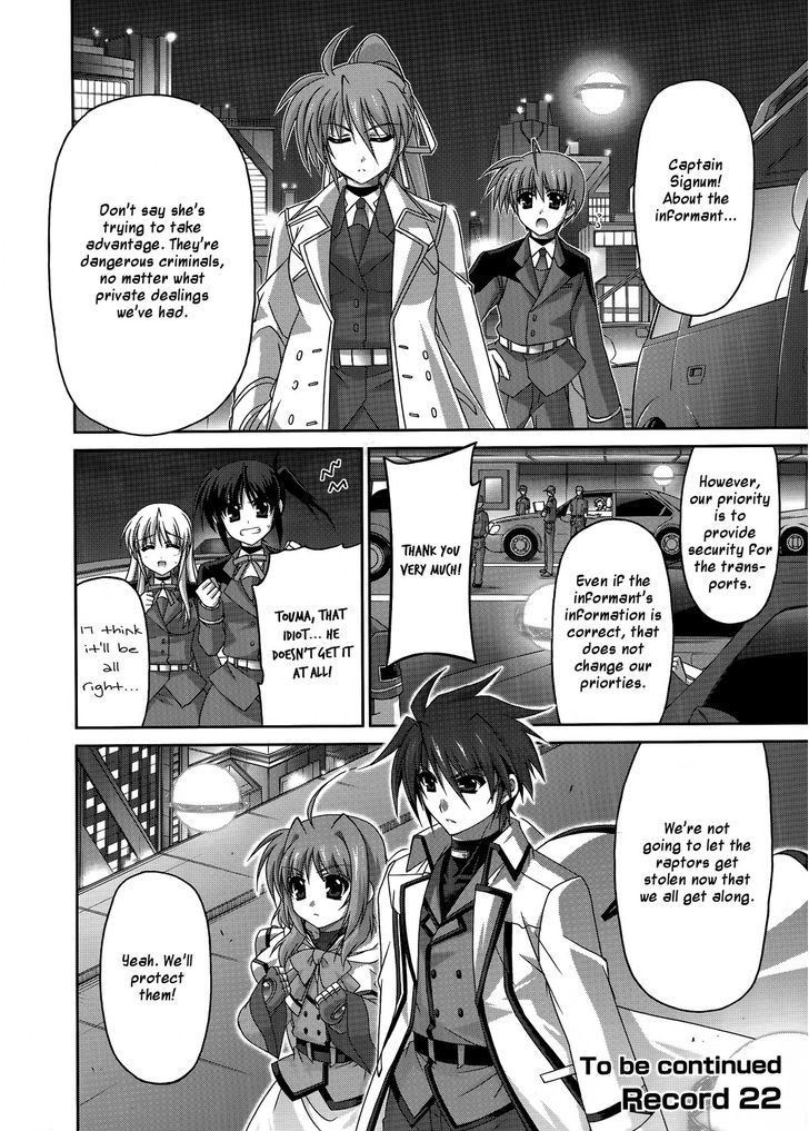 Mahou Senki Lyrical Nanoha Force Chapter 21 #32