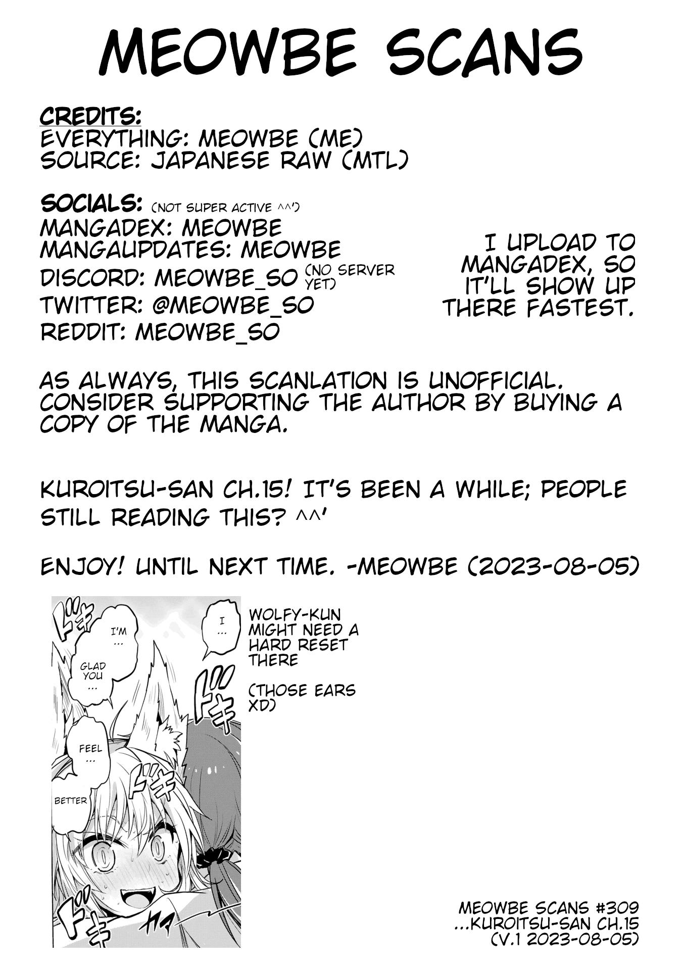 Kuroitsu-San In The Superhuman Research & Development Department Chapter 15 #22