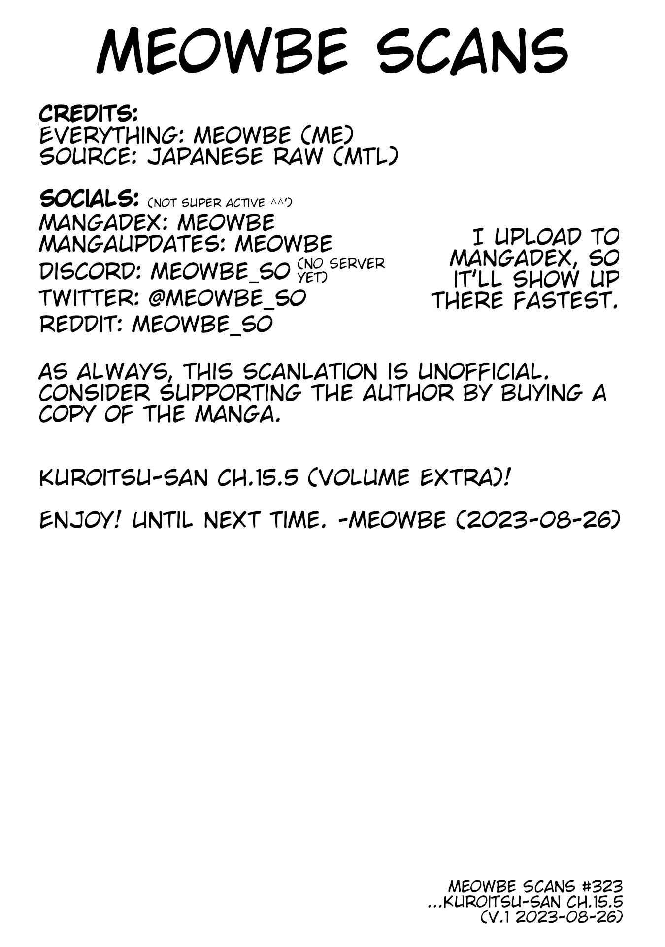 Kuroitsu-San In The Superhuman Research & Development Department Chapter 15.5 #5