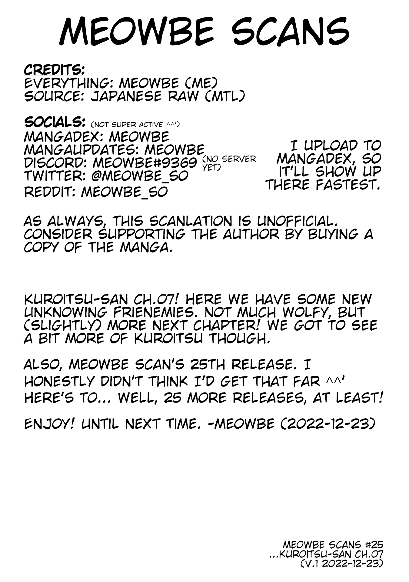 Kuroitsu-San In The Superhuman Research & Development Department Chapter 7 #15
