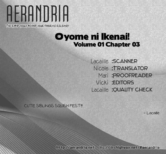 Oyome Ni Ikenai! Chapter 3 #2