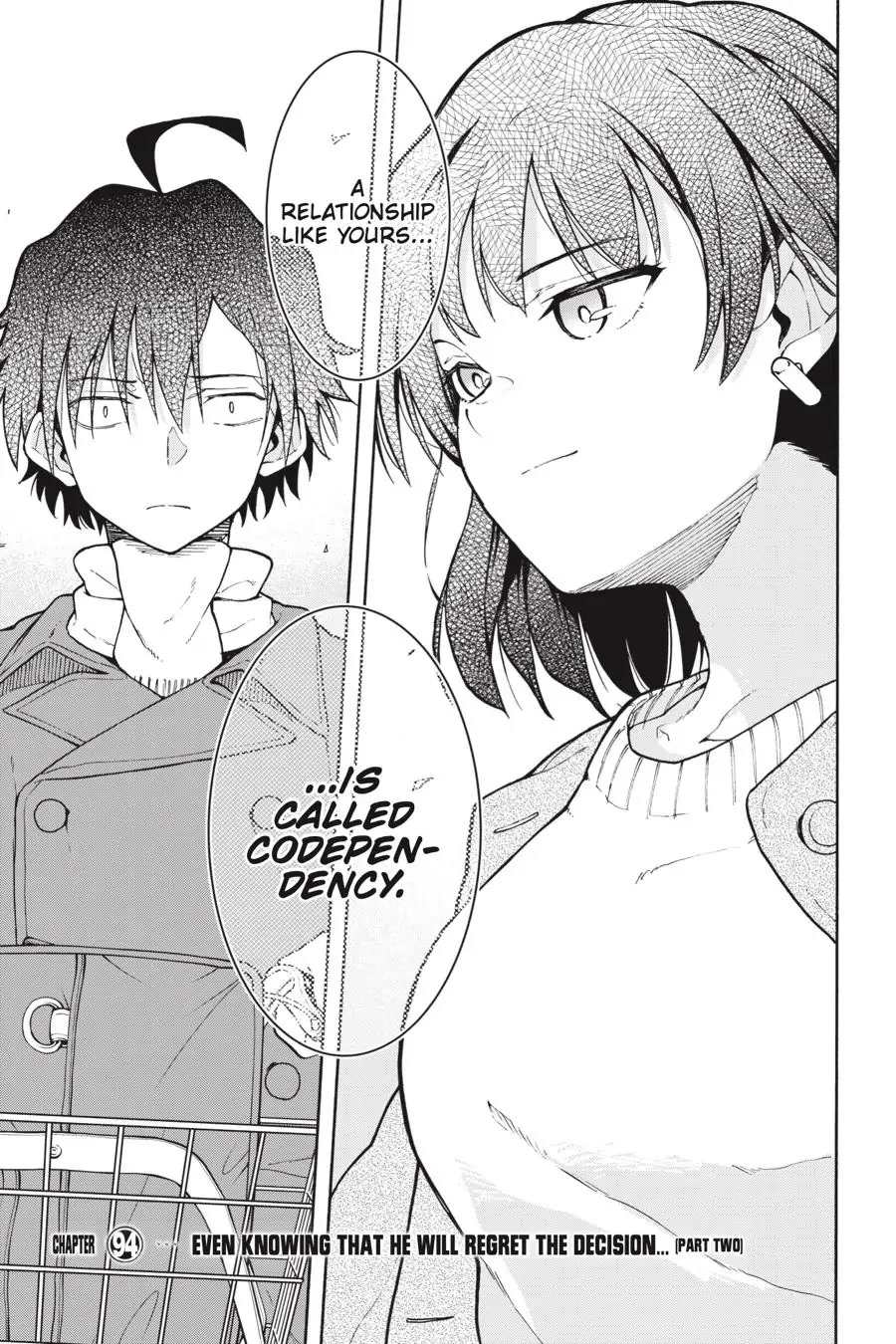 Yahari Ore No Seishun Rabukome Wa Machigatte Iru. @ Comic Chapter 94 #1