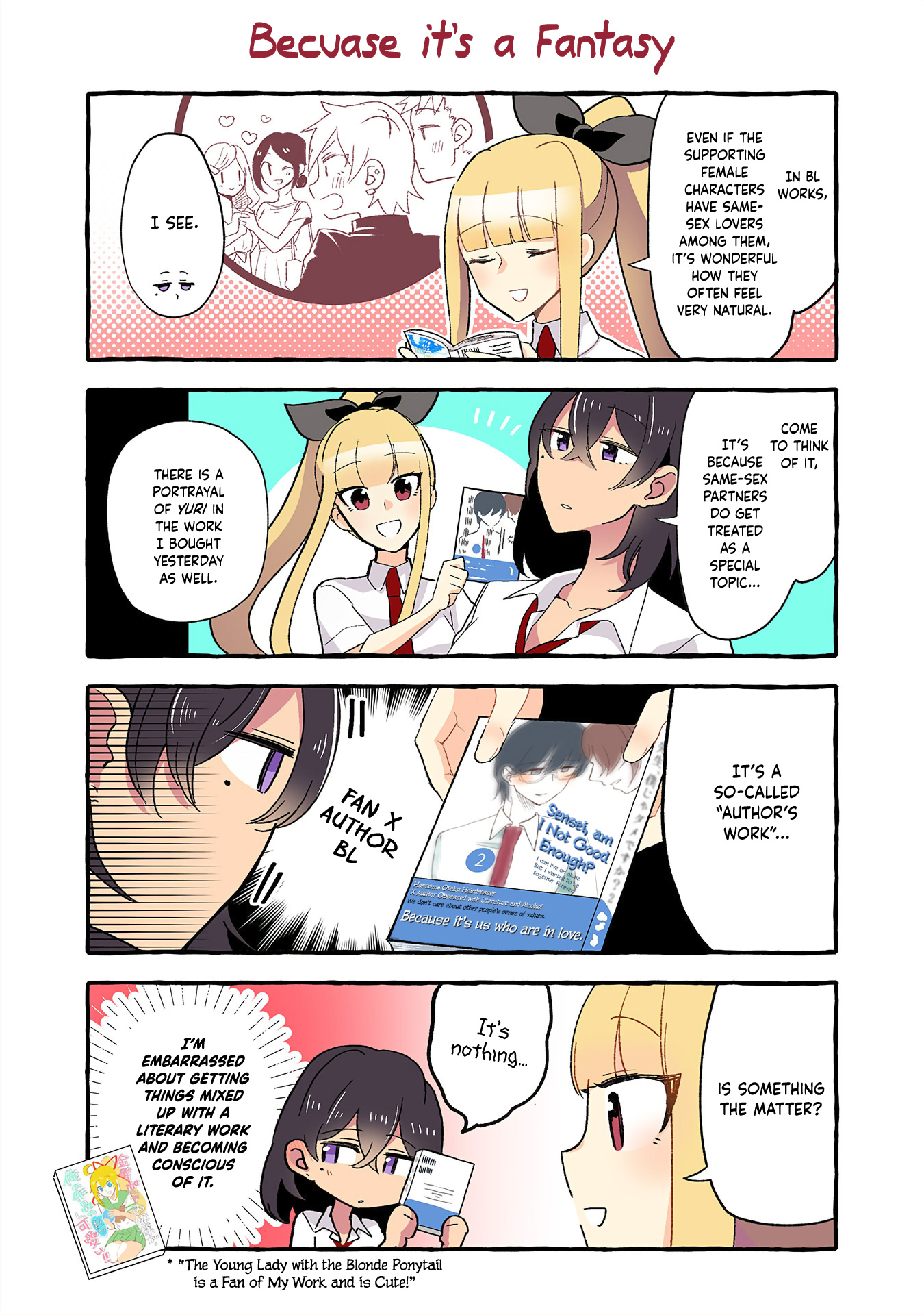 As A Result Of A Classmate's Obsession With Yuri, I Was Exposed As An Author Chapter 129 #2