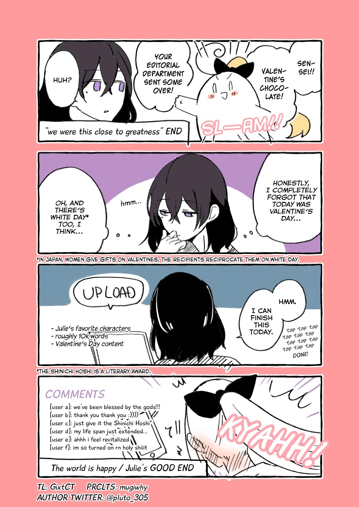 As A Result Of A Classmate's Obsession With Yuri, I Was Exposed As An Author Chapter 23.4 #2