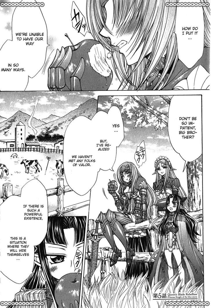 Queen's Blade Rebellion - Aoarashi No Hime Kishi Chapter 5 #1